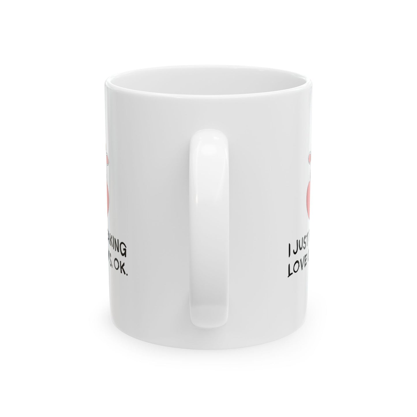 Funny Cow Mug – Cute White Coffee Cup with Cartoon Cow Face