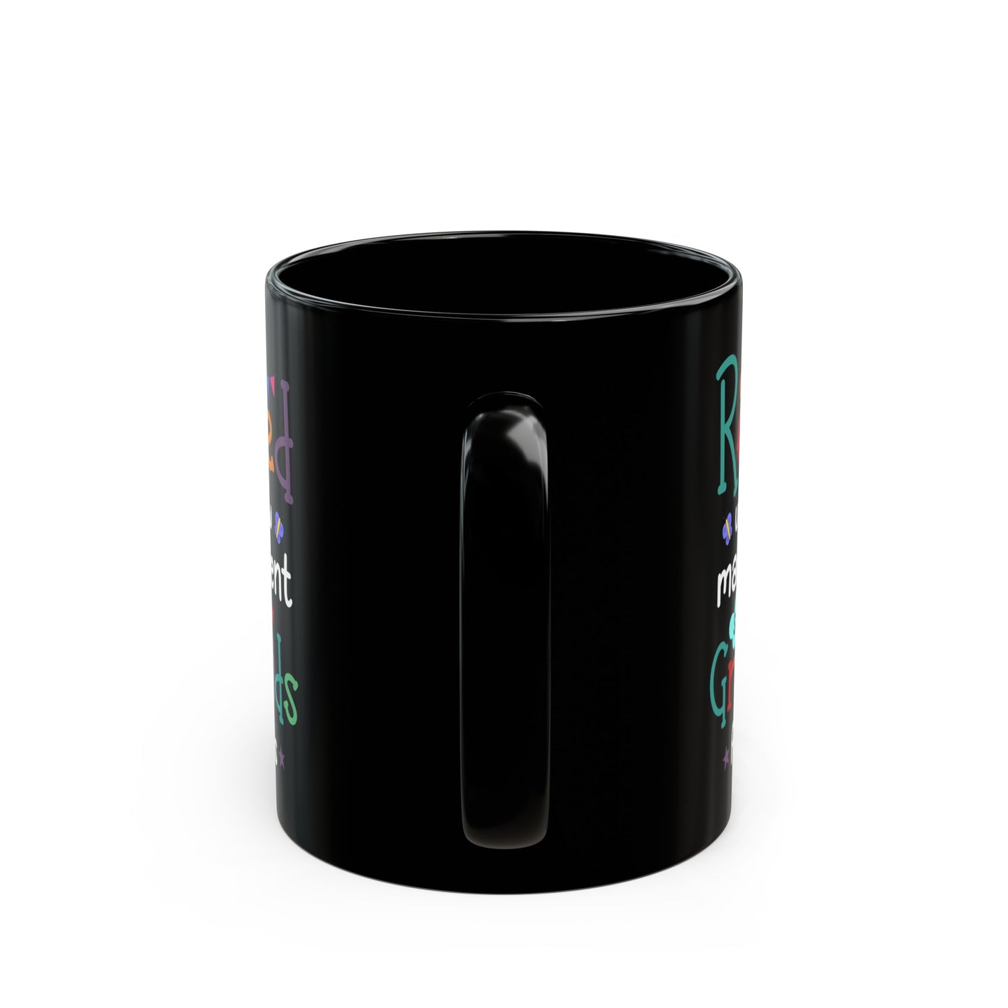 Colorful Retirement Mug – Under New Management, See Grandkids for Details