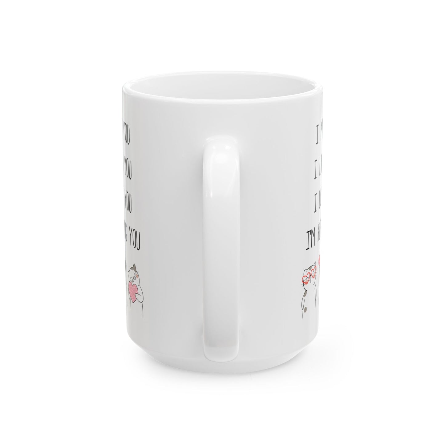 I Met You I Liked You I Love You Mug – Cute Cat Couple Design – Romantic Gift Idea