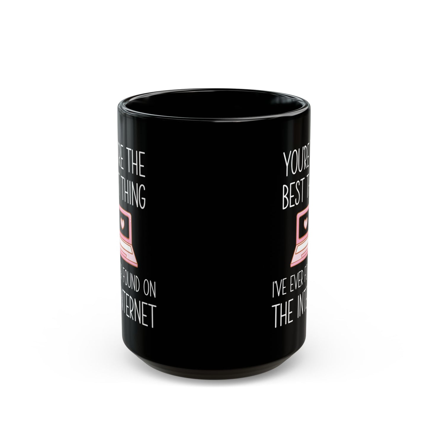 Funny Online Dating Gift – Romantic Black Coffee Cup for Girlfriend or Boyfriend