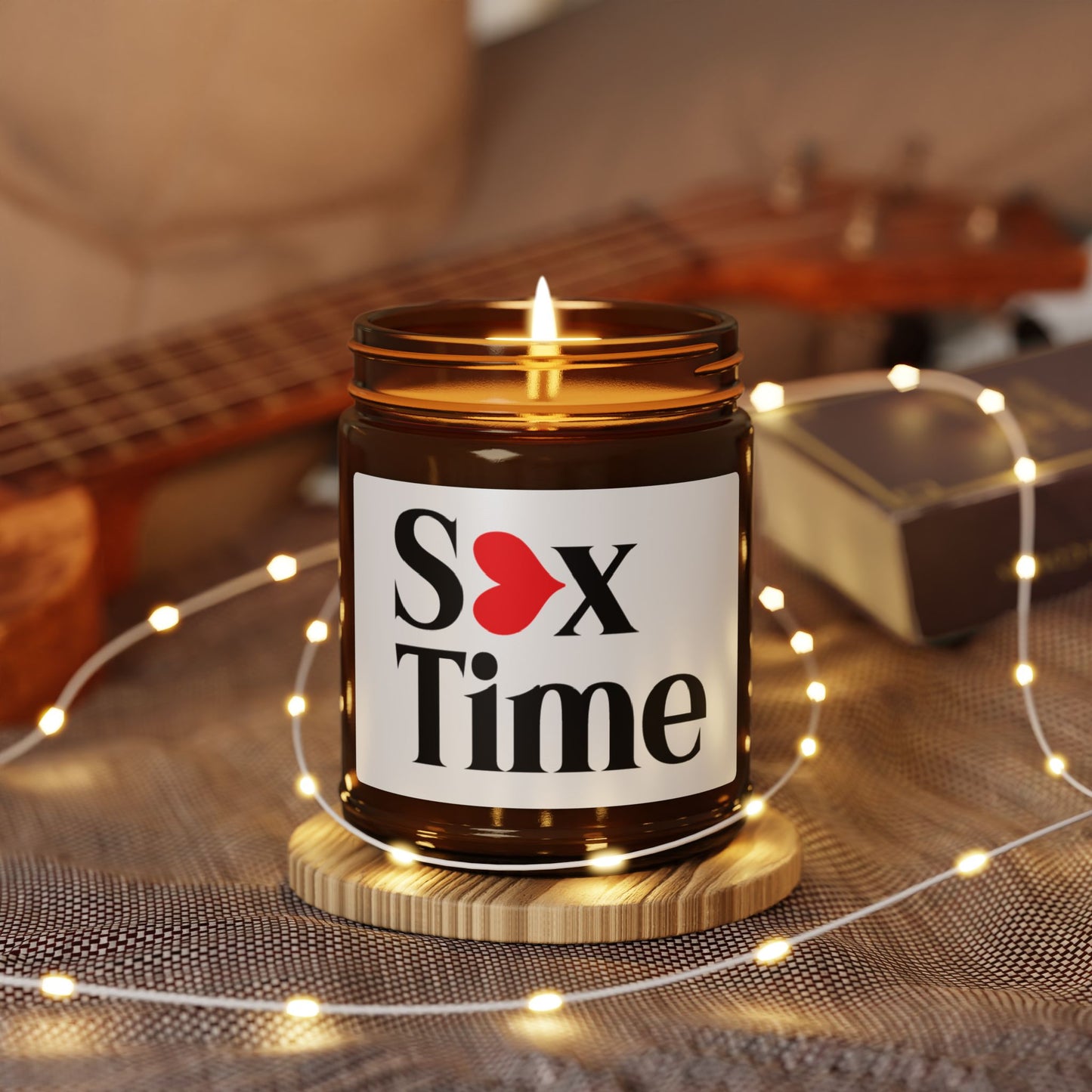 Sex Time Candle – Funny Romantic Gift, Naughty Couples Gift, Anniversary Bedroom Decor