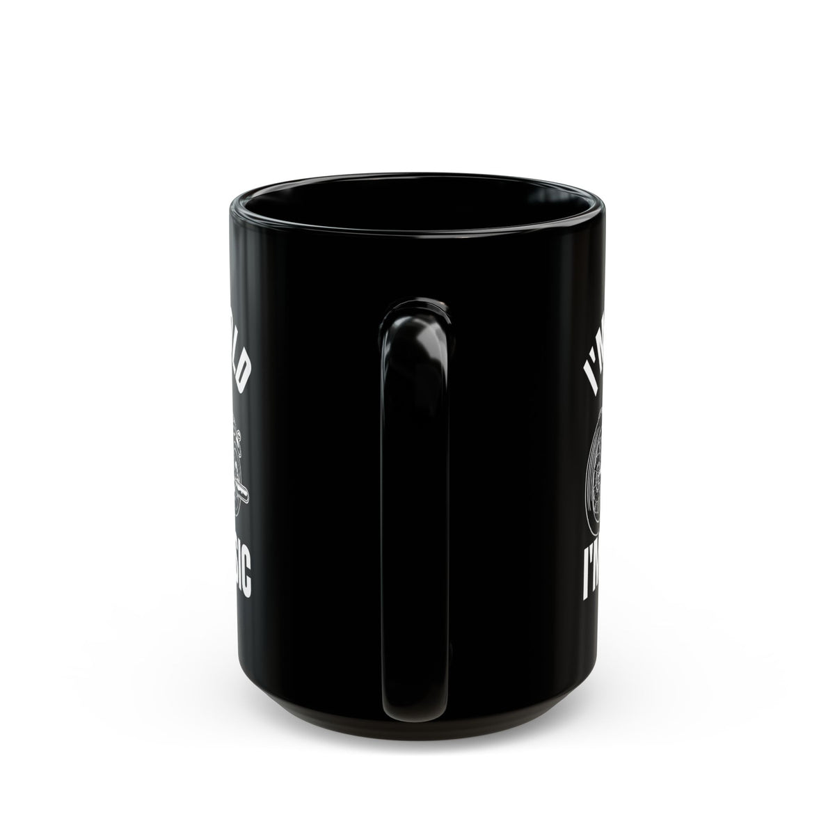 I_m Not Old I_m Classic Motorcycle Black Mug (11oz, 15oz)