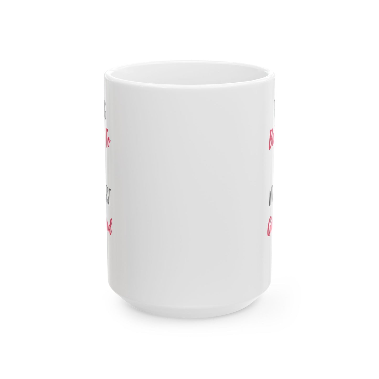 World's Best Girlfriend Mug – Cute Heart Arrow Gift from Boyfriend or Partner
