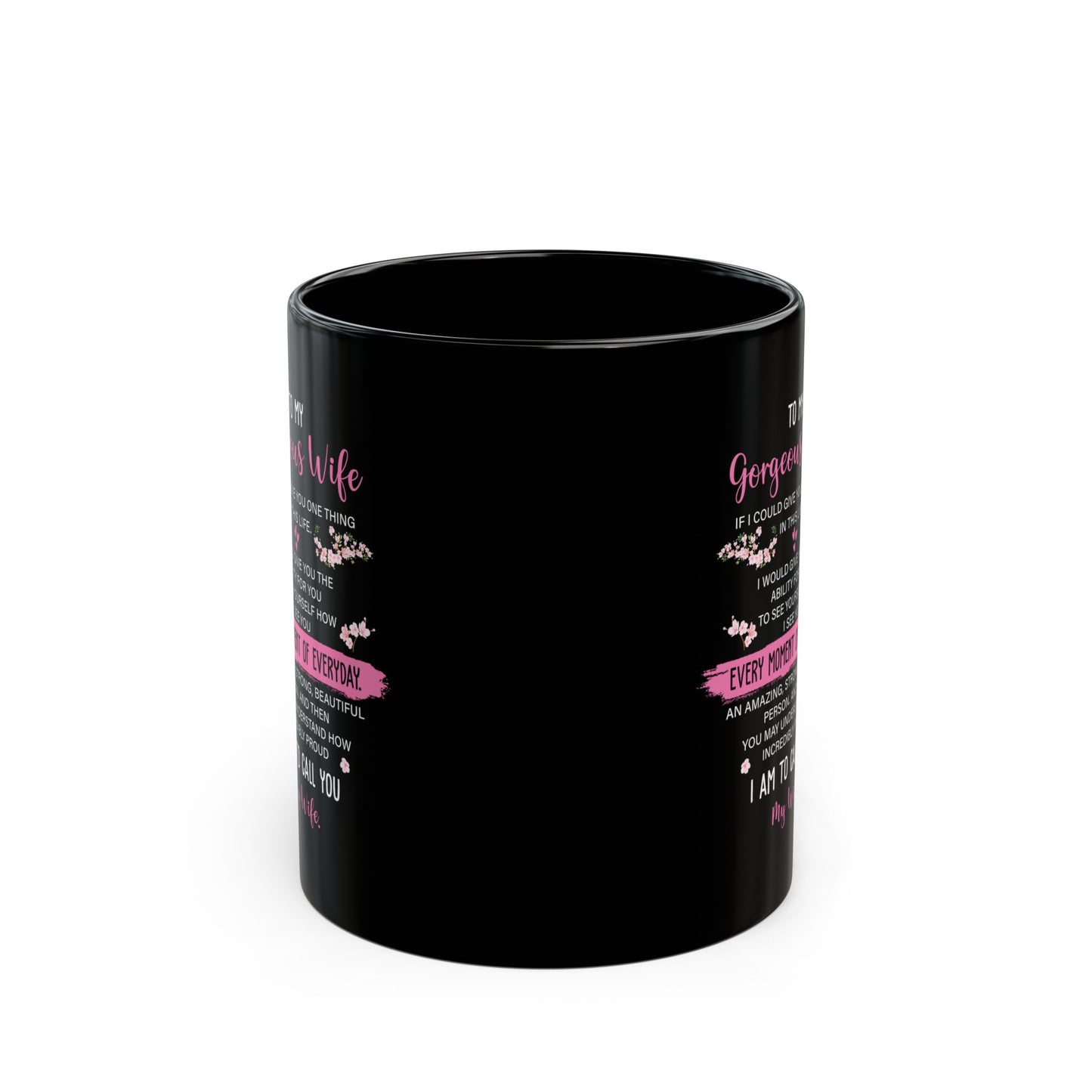 To My Gorgeous Wife Coffee Mug – Birthday, Anniversary, or Valentine’s Day Gift