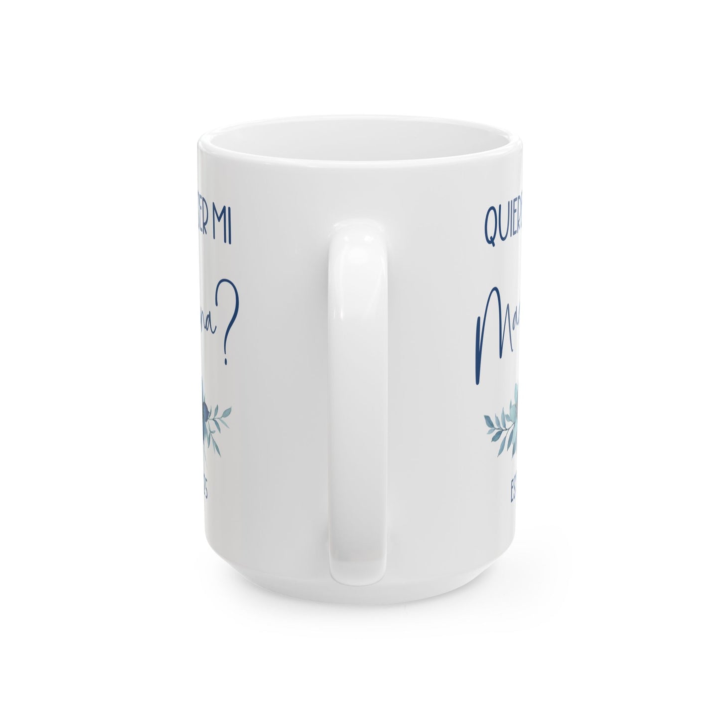 ¿Quieres Ser Mi Madrina Mug – White Godmother Proposal Gift 2025