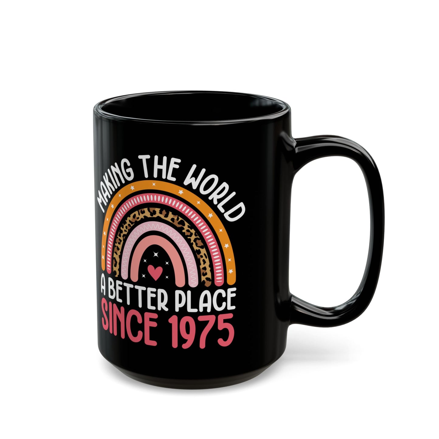 50 and Fabulous Black Mug (11oz, 15oz)