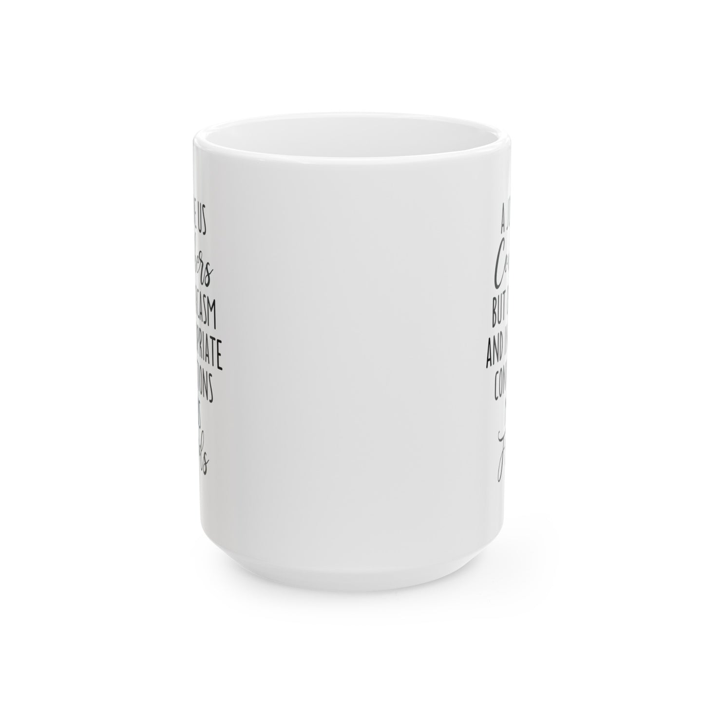A Job Made Us Coworkers White Mug – Perfect Gift for Office Friends