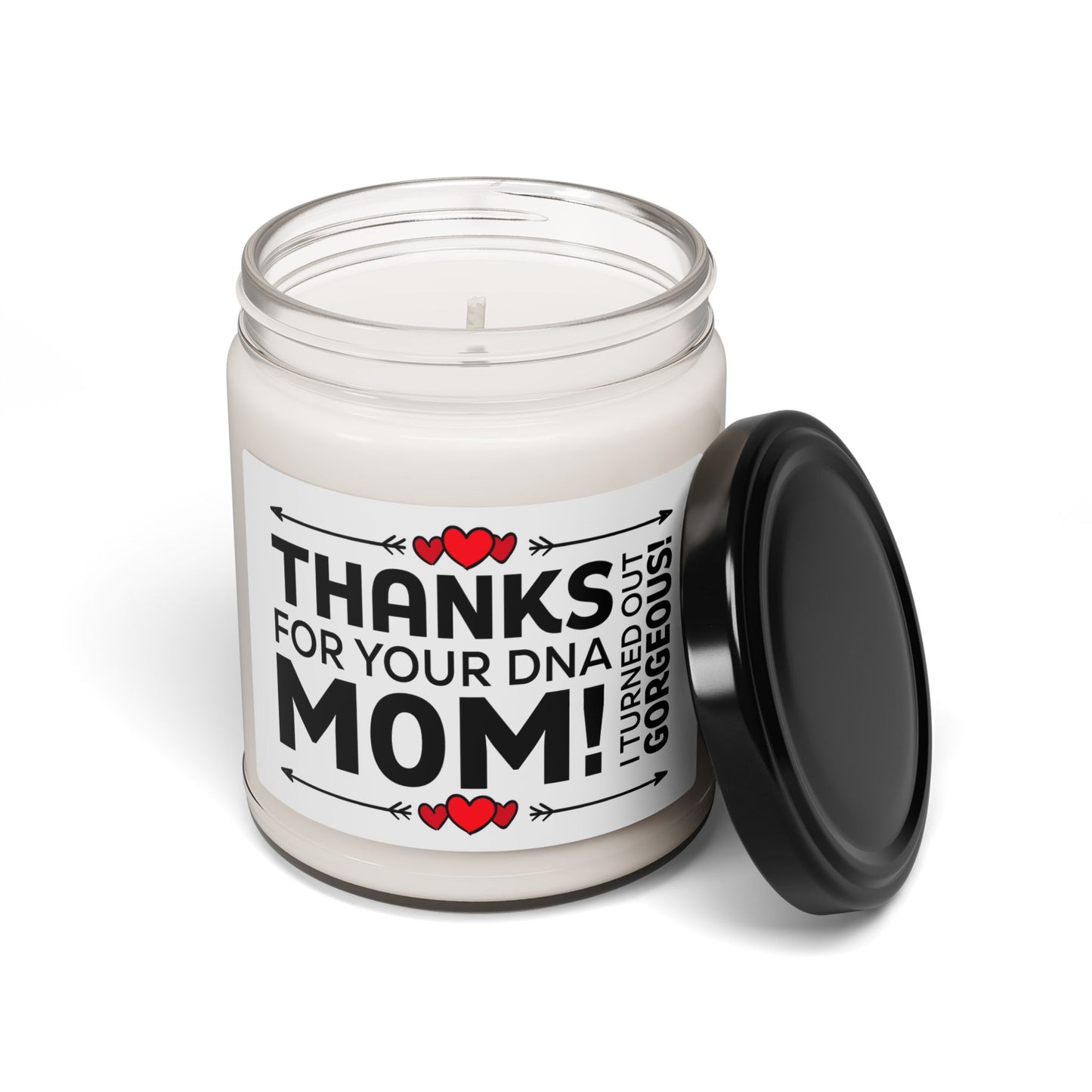 Thanks for Your DNA Mom Candle – Funny Mother's Day Gift – Cute Gift for Mom, Daughter, and Son