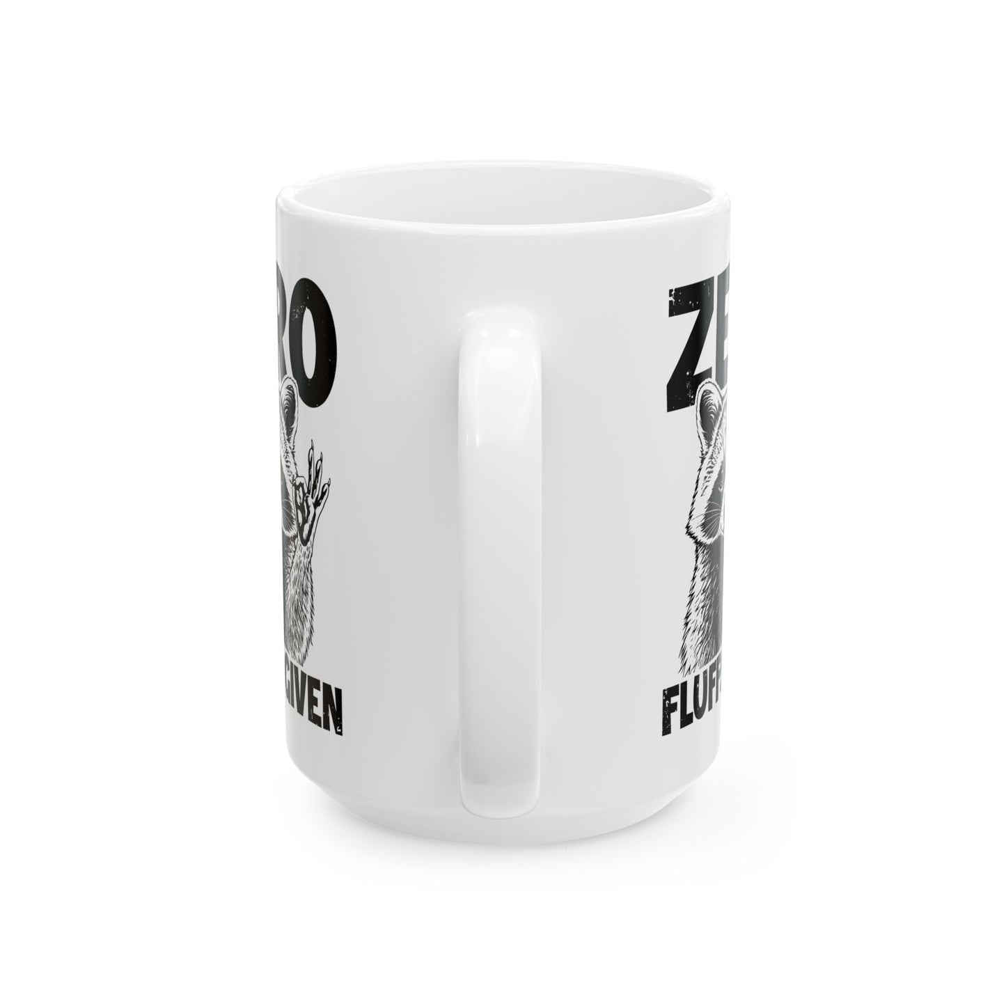 Zero Fluffs given White Mug