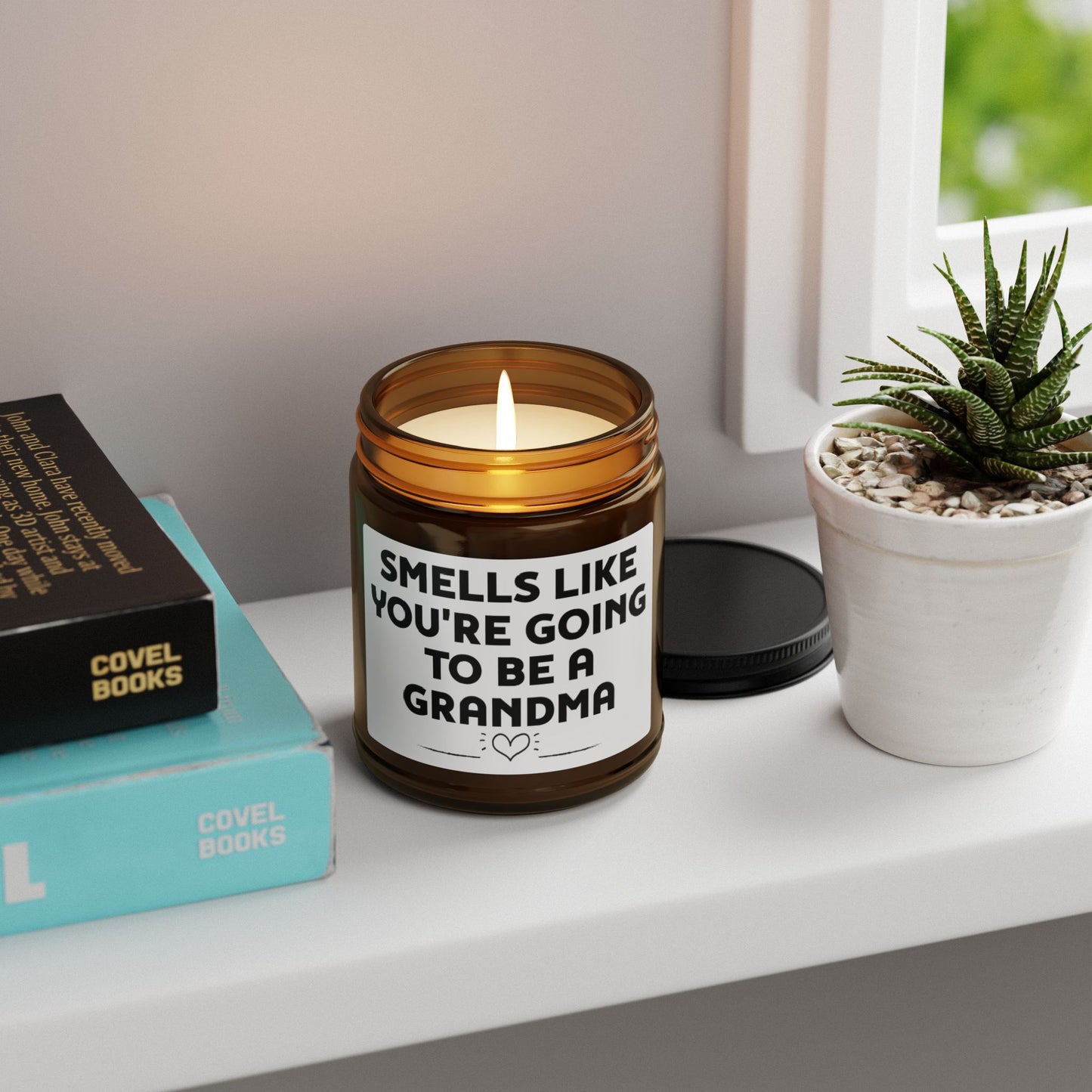 Soy Candle - Grandma Pregnancy Announcement Gift