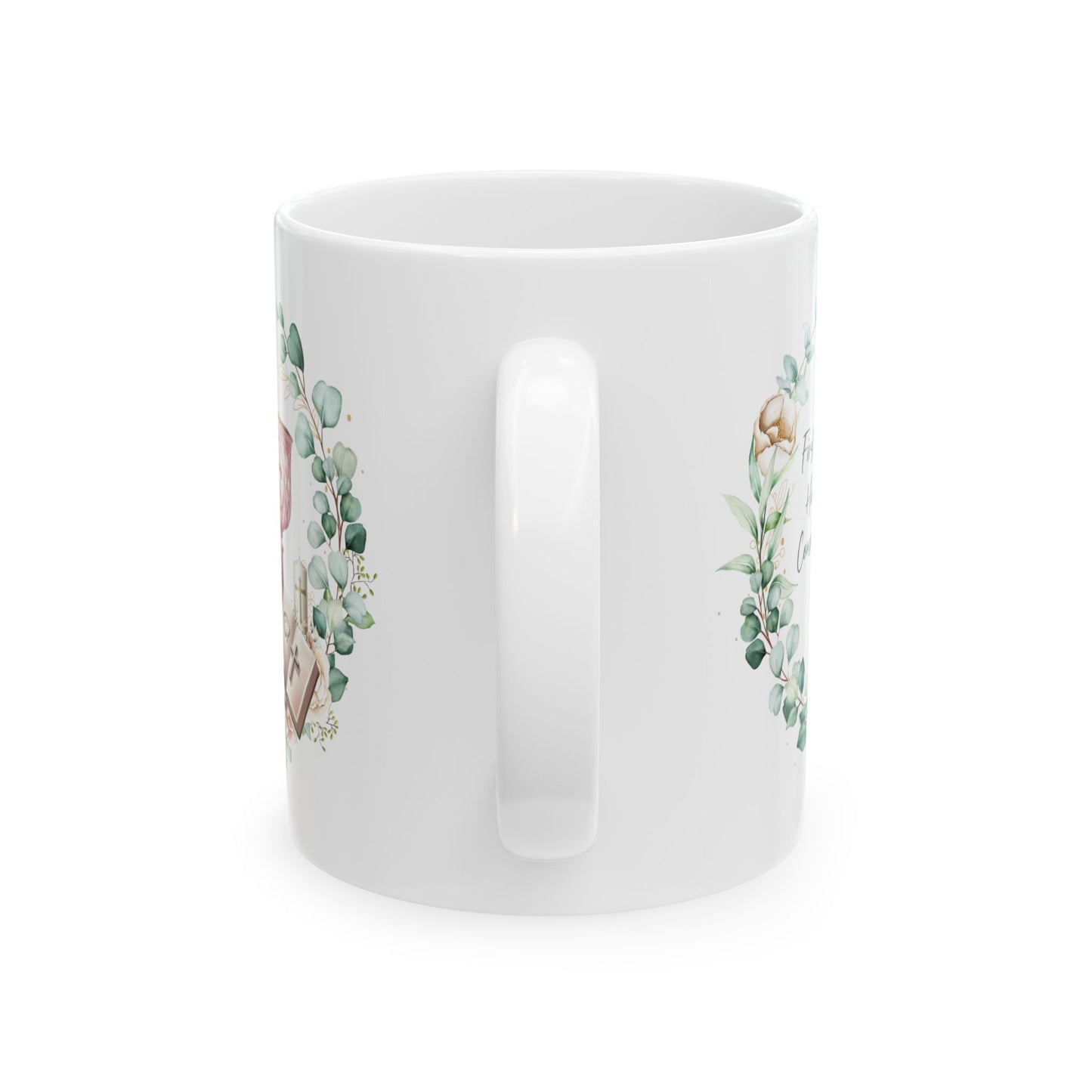 Elegant First Holy Communion Mug – Chalice and Bible Design