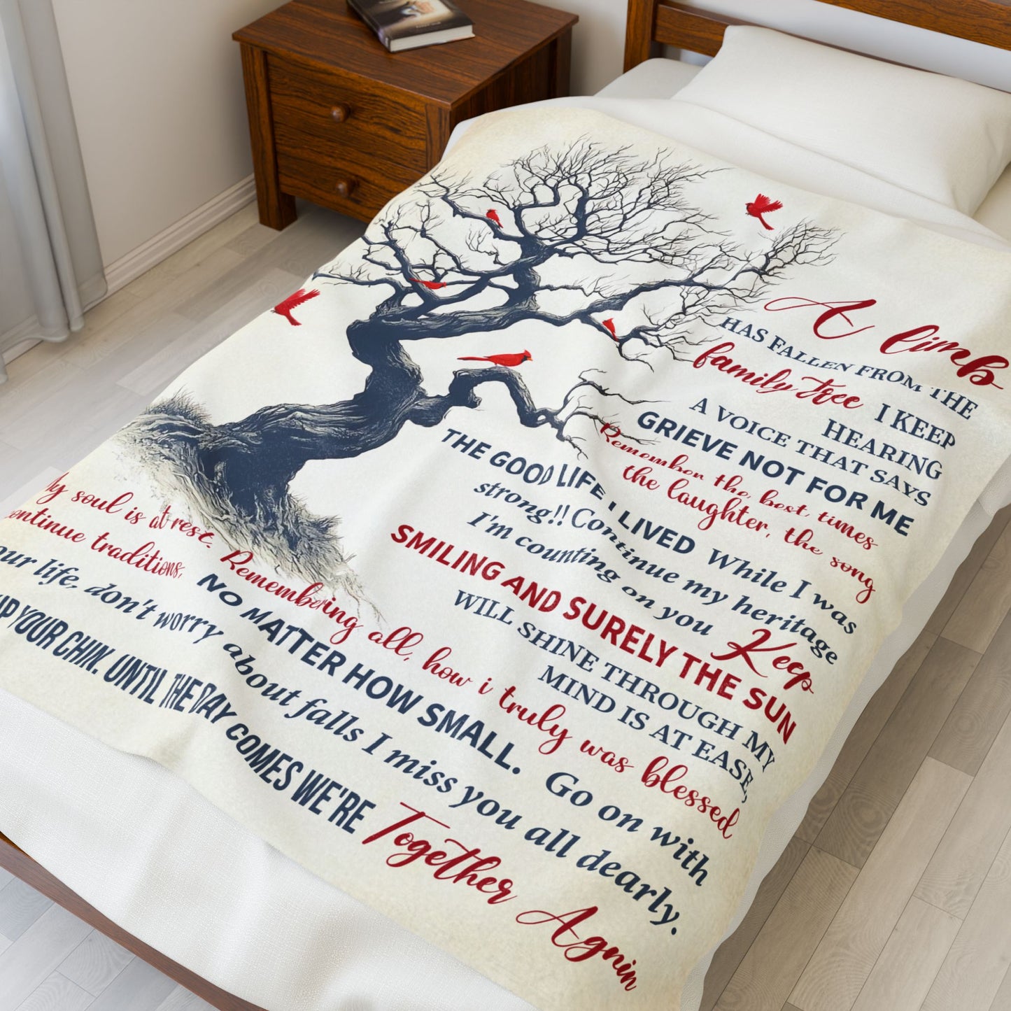 A Limb Has Fallen From The Family Tree Blanket