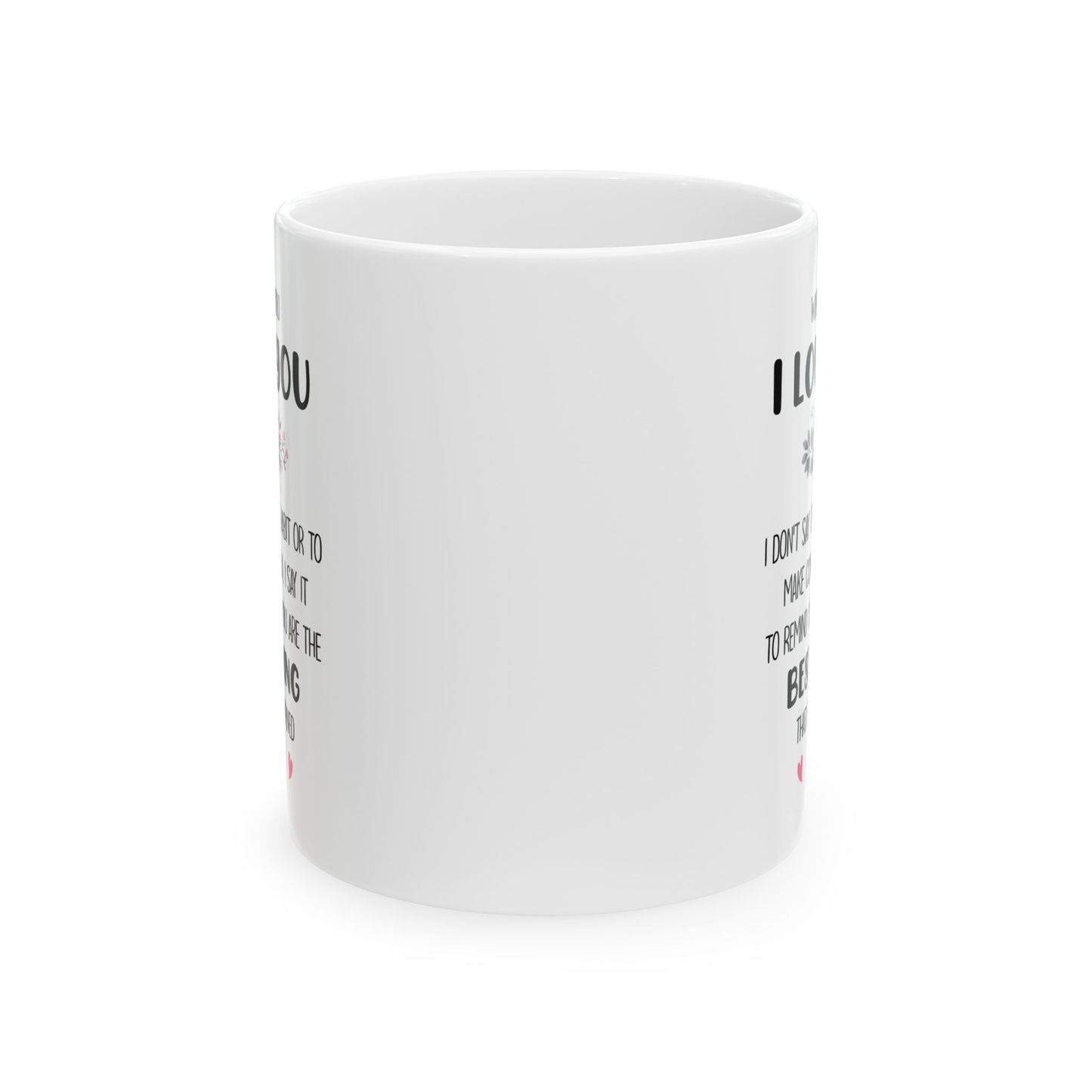 I Love You Mug with Flowers – Romantic Gift for Her or Him