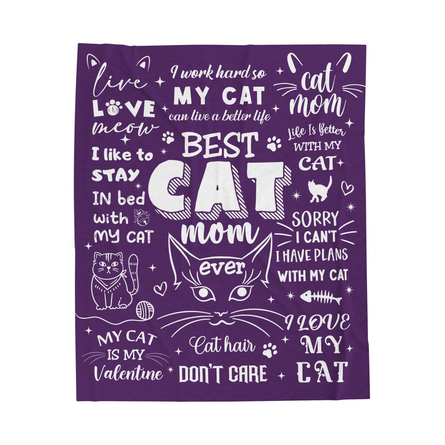 Best Cat Mom Ever Blanket