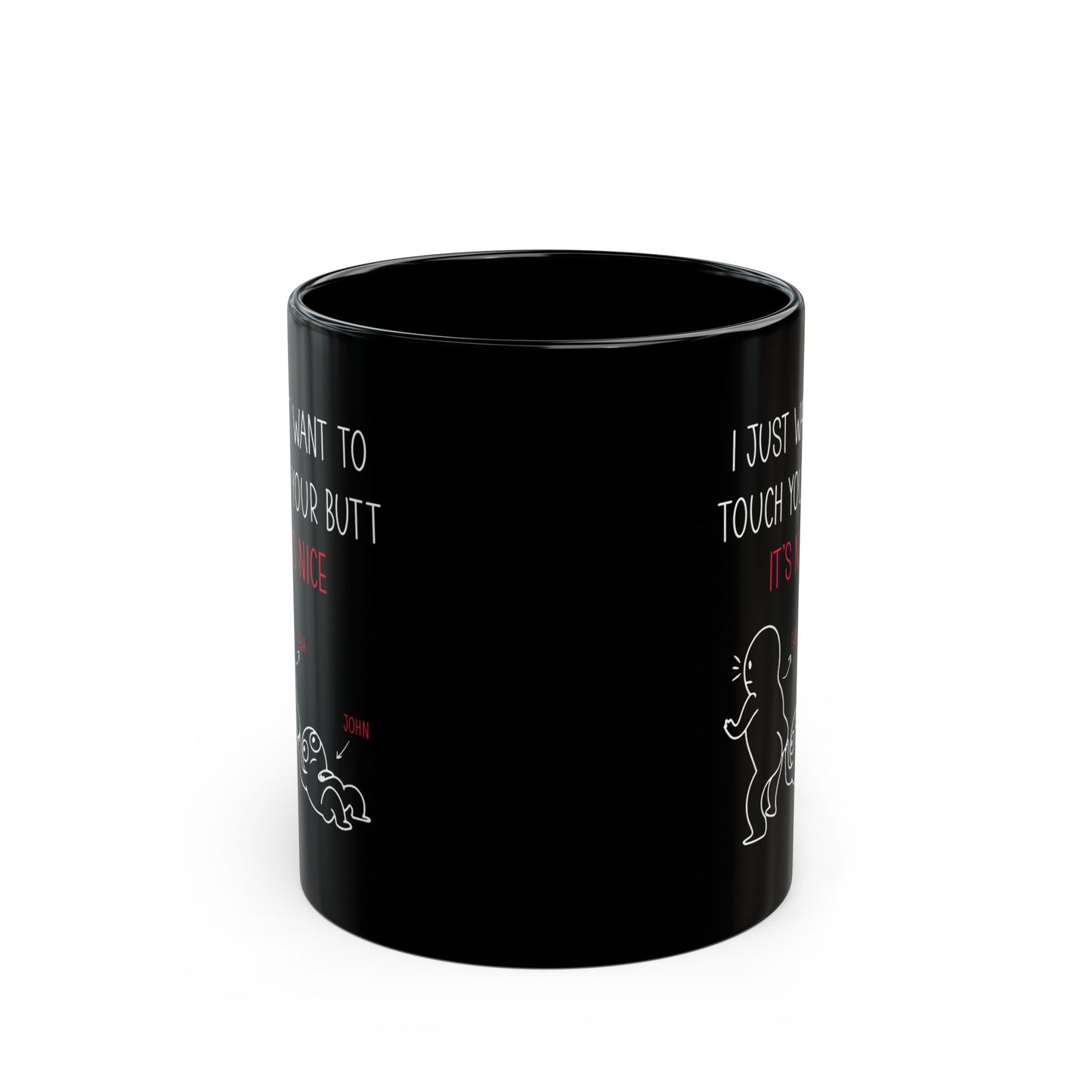Funny Black Personalized Couples Coffee Cup – Romantic Gift for Boyfriend or Girlfriend