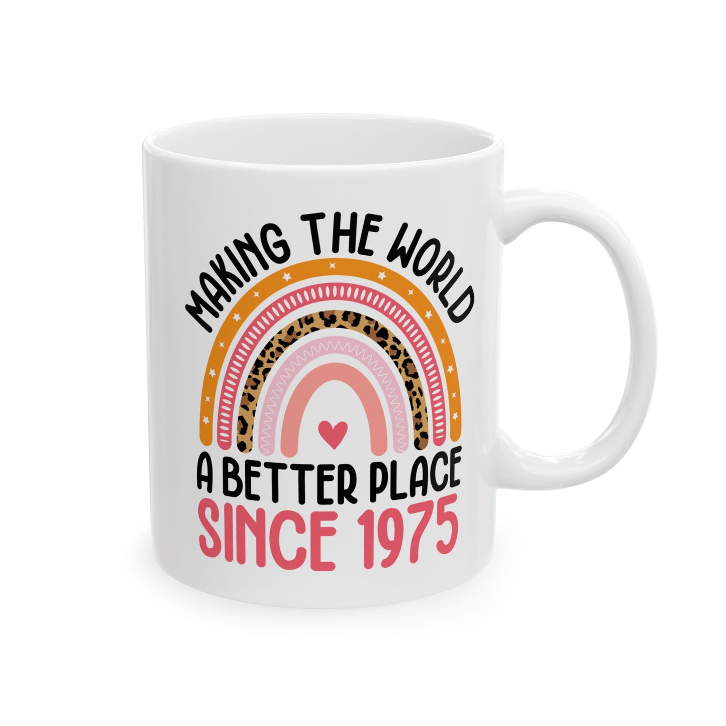 50 and Fabulous White Mug, (11oz, 15oz)