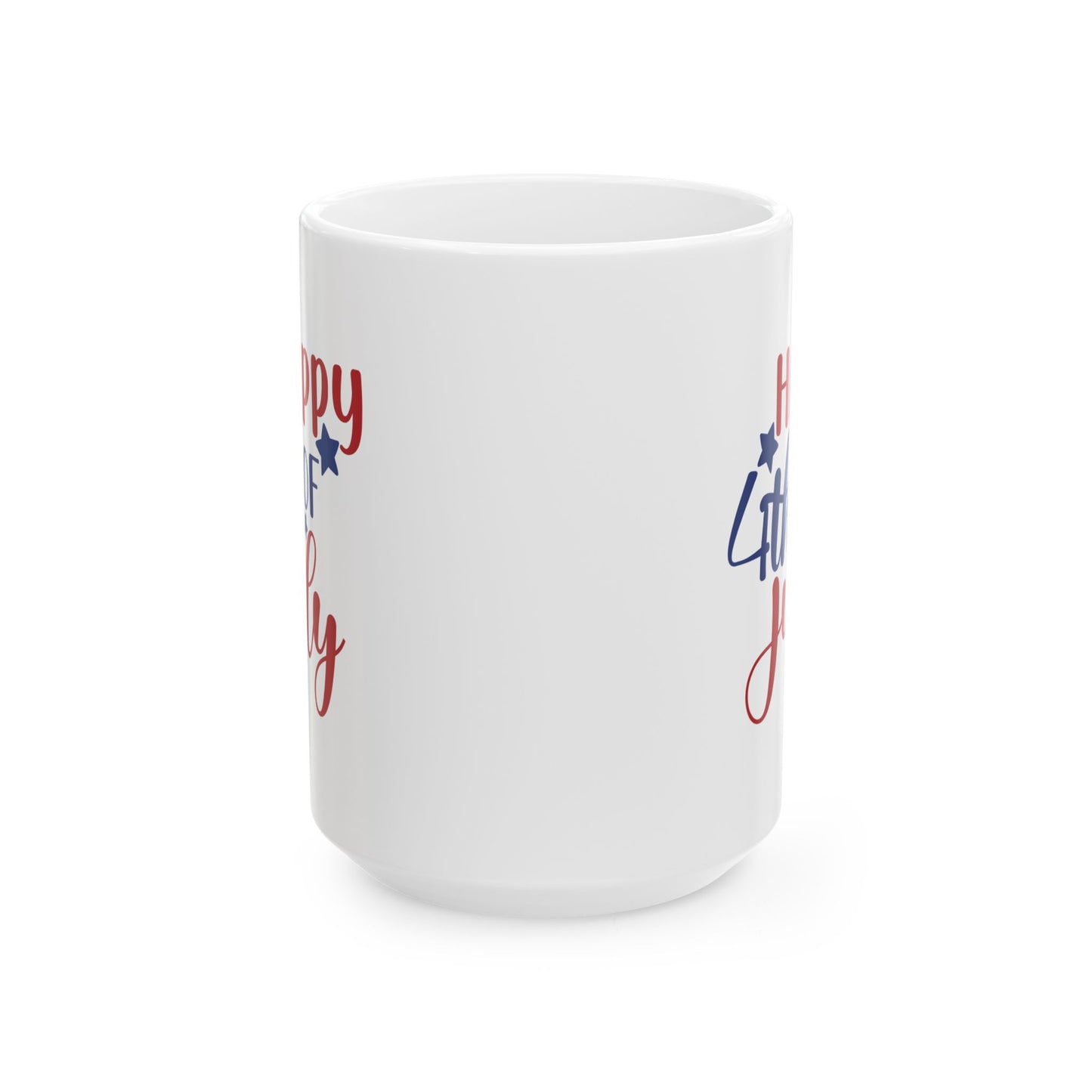 Happy 4th Of July White Mug (11oz,15oz)