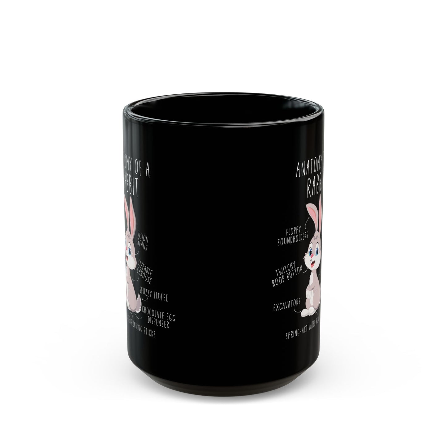 Anatomy of a Rabbit Mug – Funny Bunny Coffee Cup