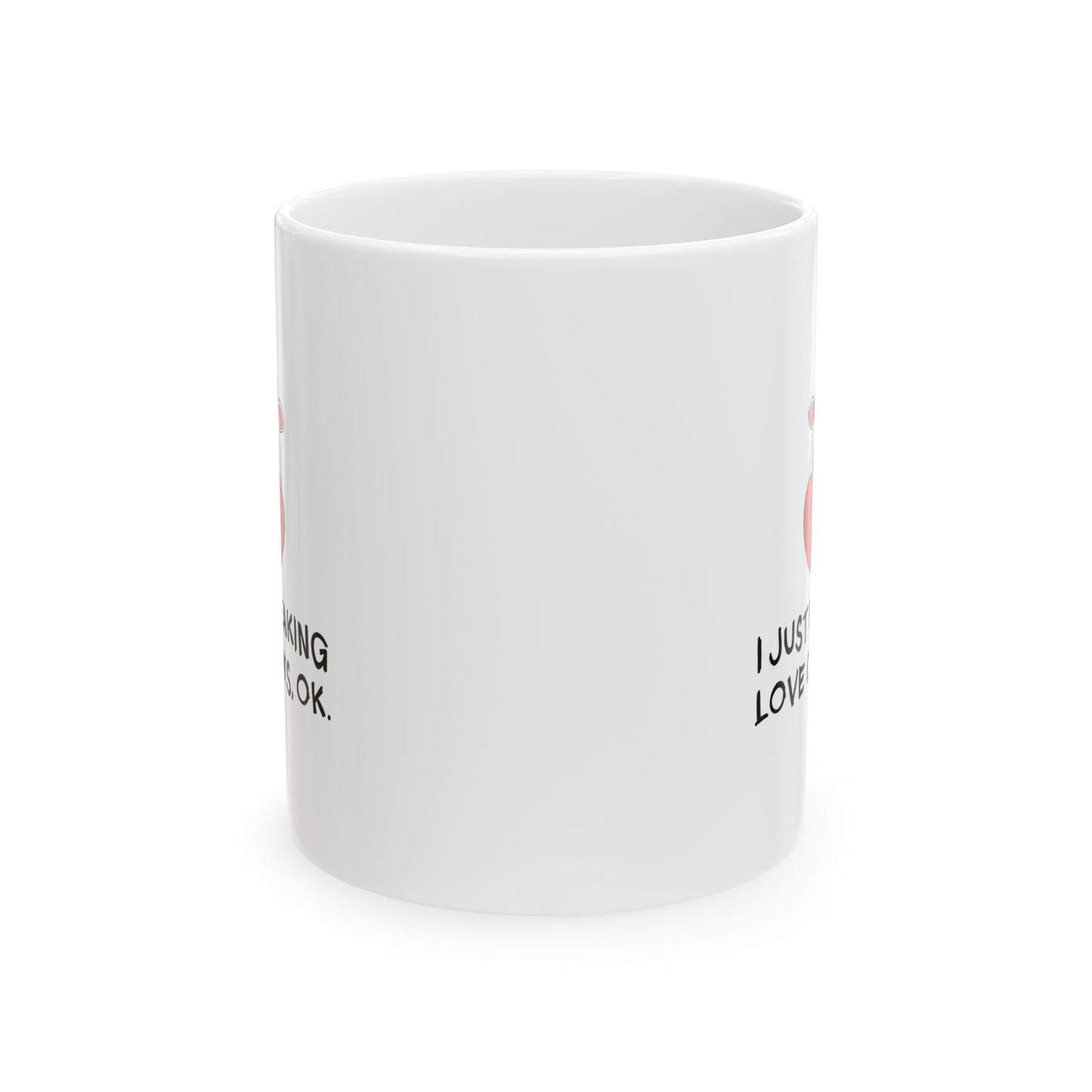 Funny Cow Mug – Cute White Coffee Cup with Cartoon Cow Face