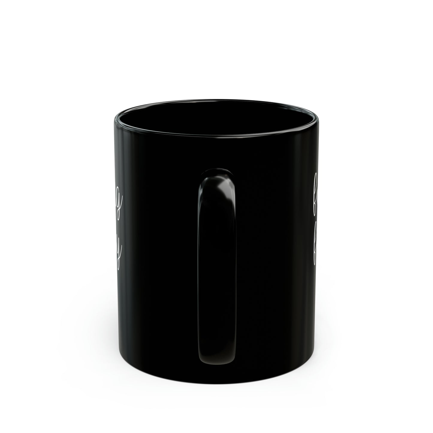 F*cking Finally Black Mug – Funny Engagement Coffee Mug