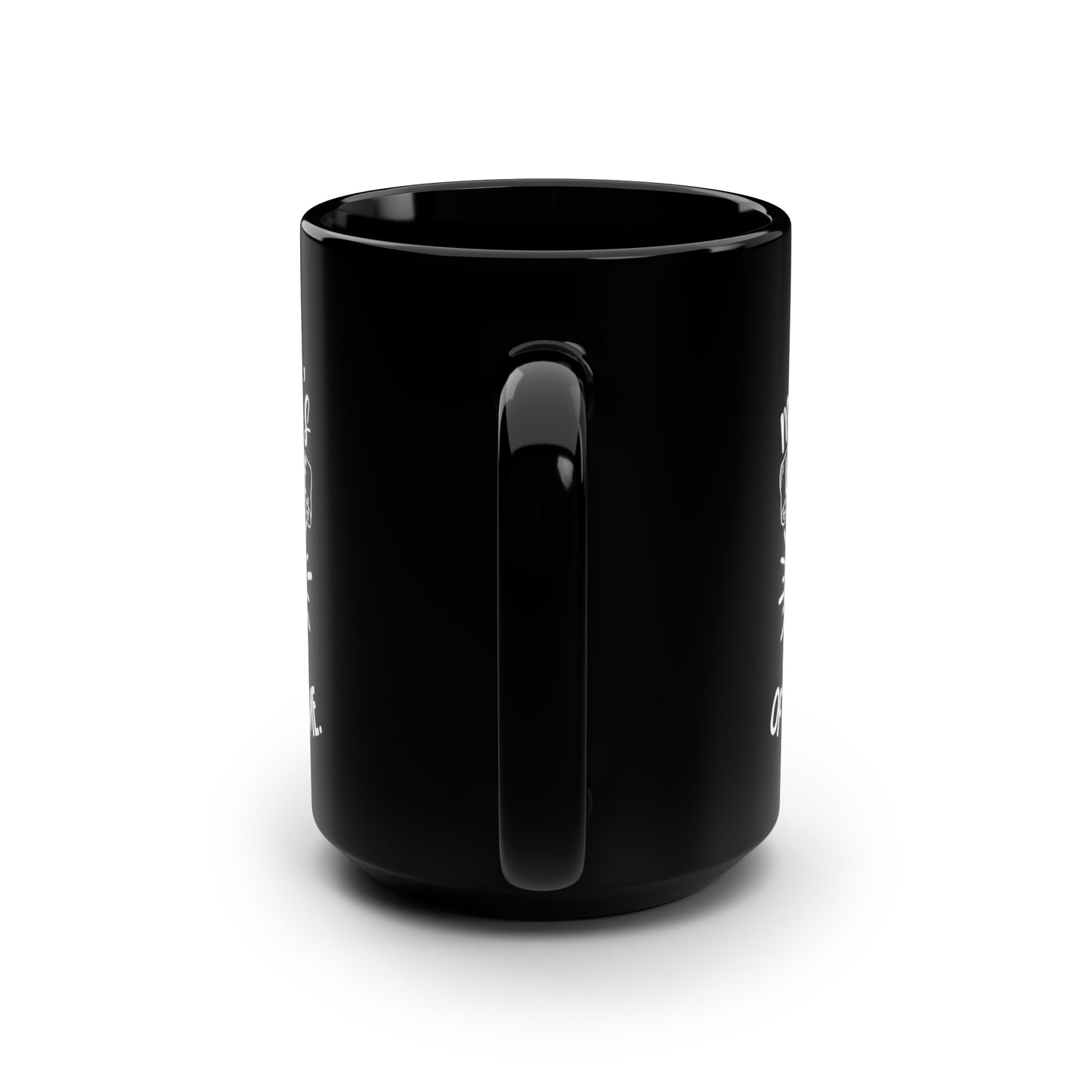 A Mother’s Love Mug – Black Coffee Cup with Heart Design Perfect Gift for Mom