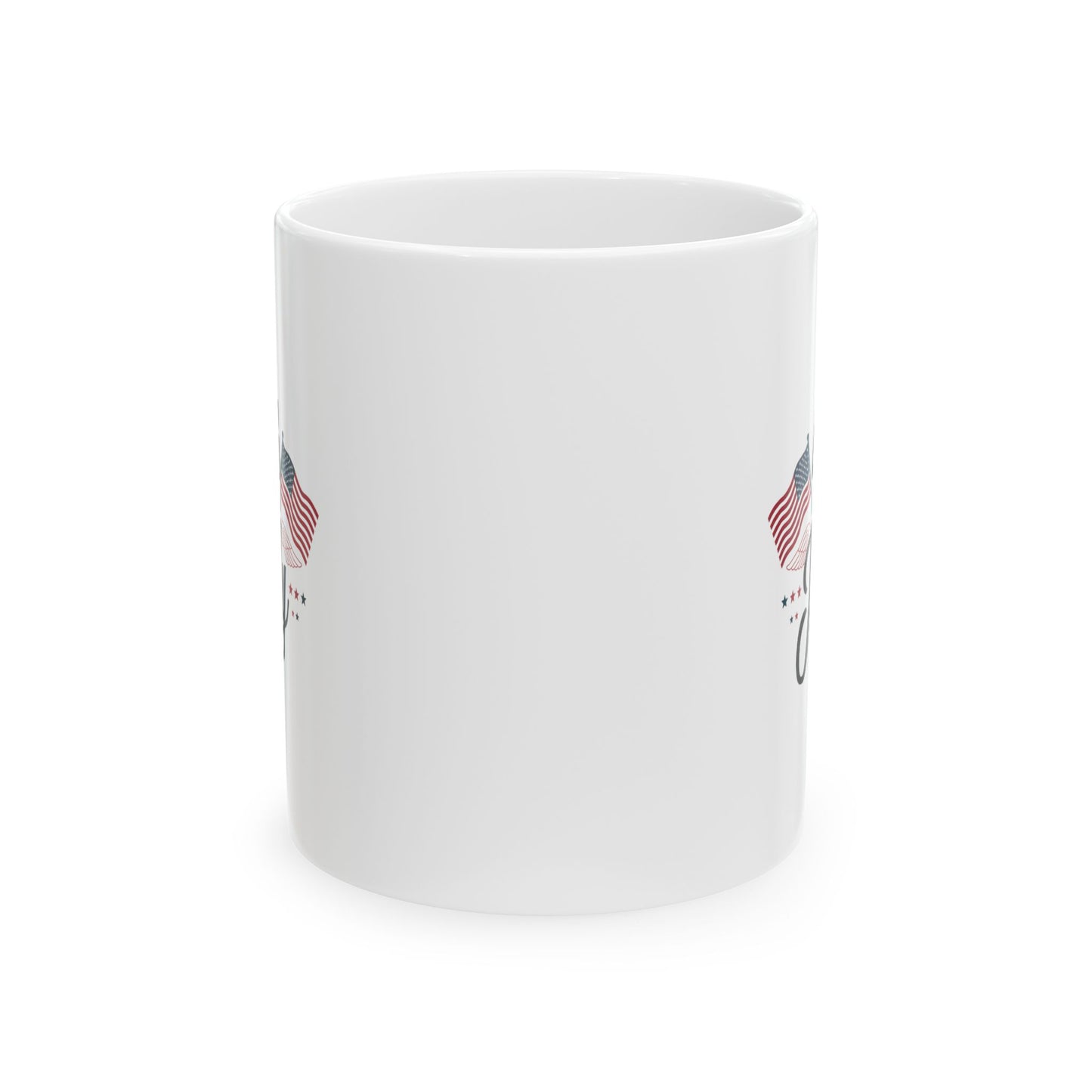 4th of July Mug – Patriotic USA Flag Coffee Cup Gift for Americans