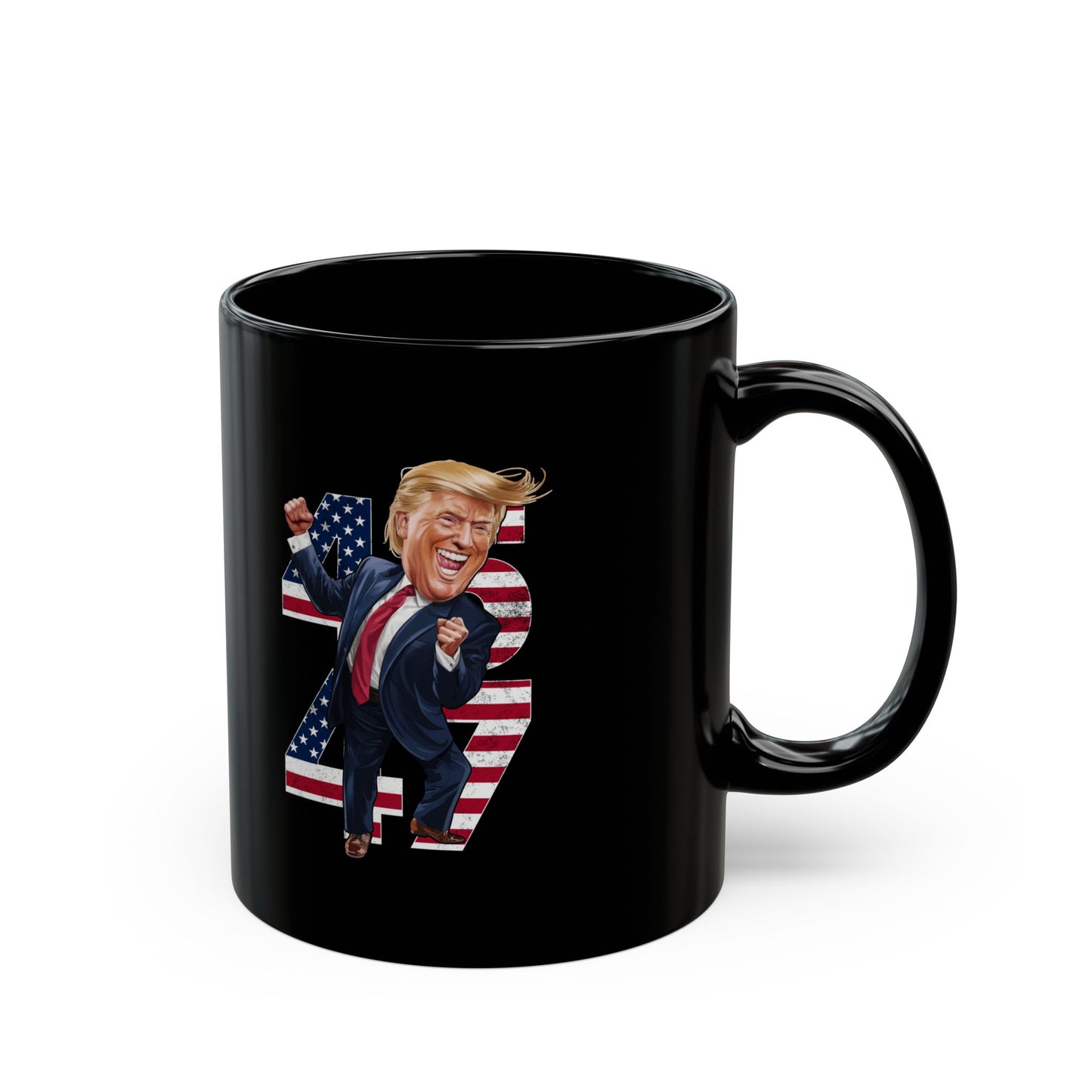 Trump 47 Mug – Patriotic Donald Trump Coffee Cup for Republicans MAGA