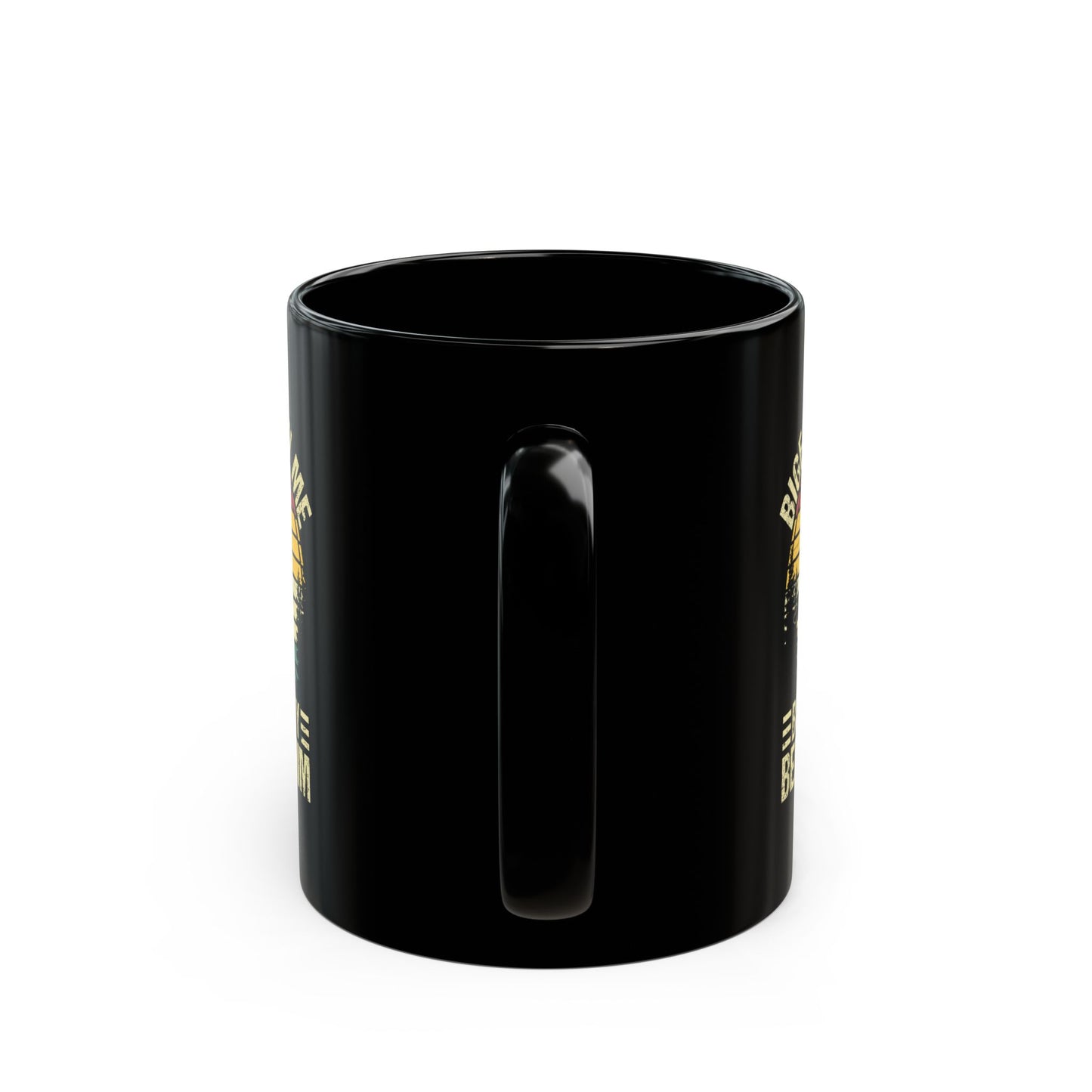 Bigfoot Saw Me But Nobody Believes Him Black Mug (11oz, 15oz)