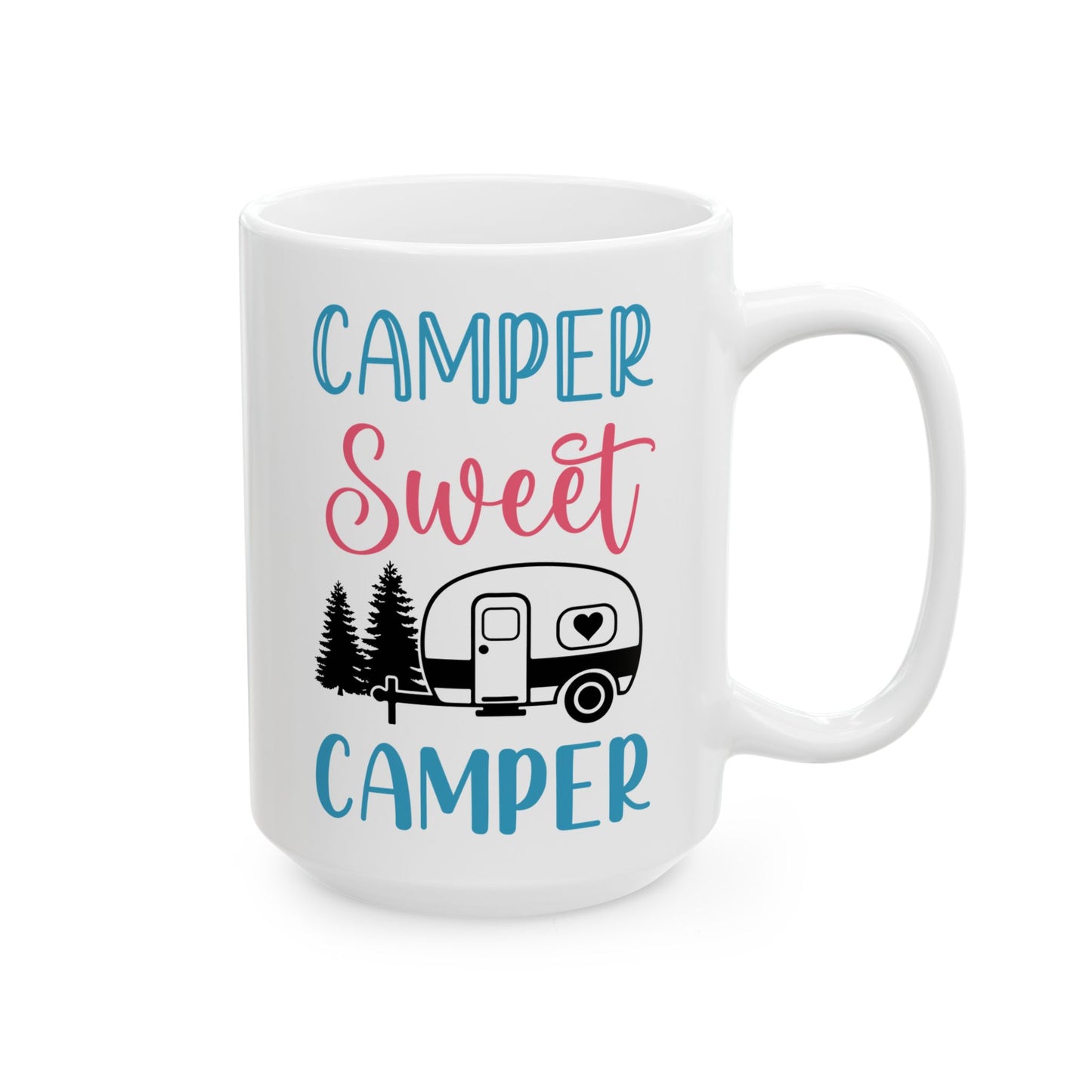 Retro Camper Mug Design Ceramic Mug, (11oz, 15oz)