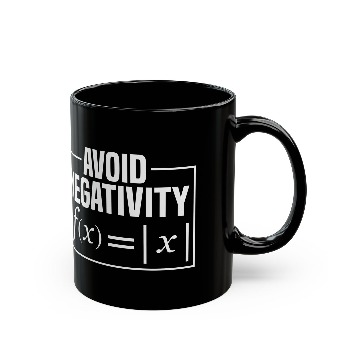 Avoid Negativity Black Mug (11oz, 15oz)