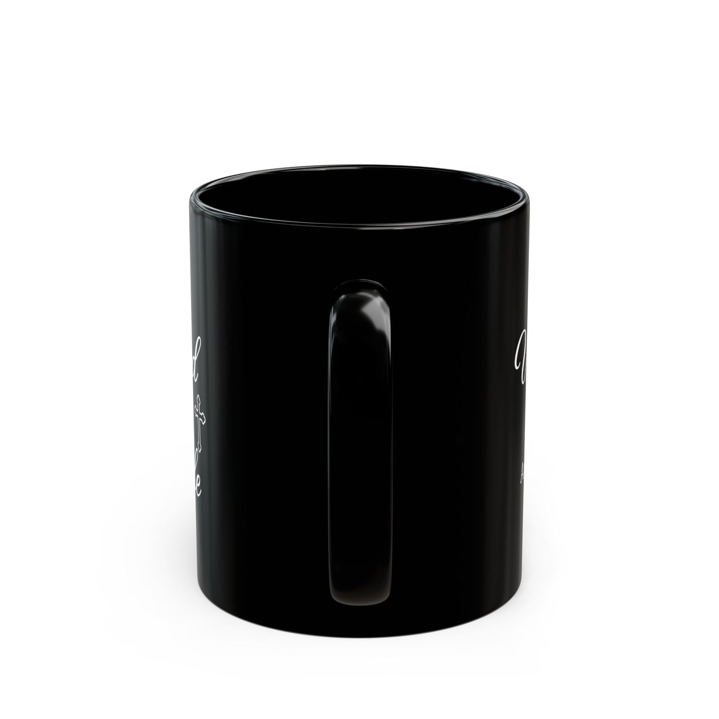 With God All Things Are Possible – Black Christian Coffee Mug