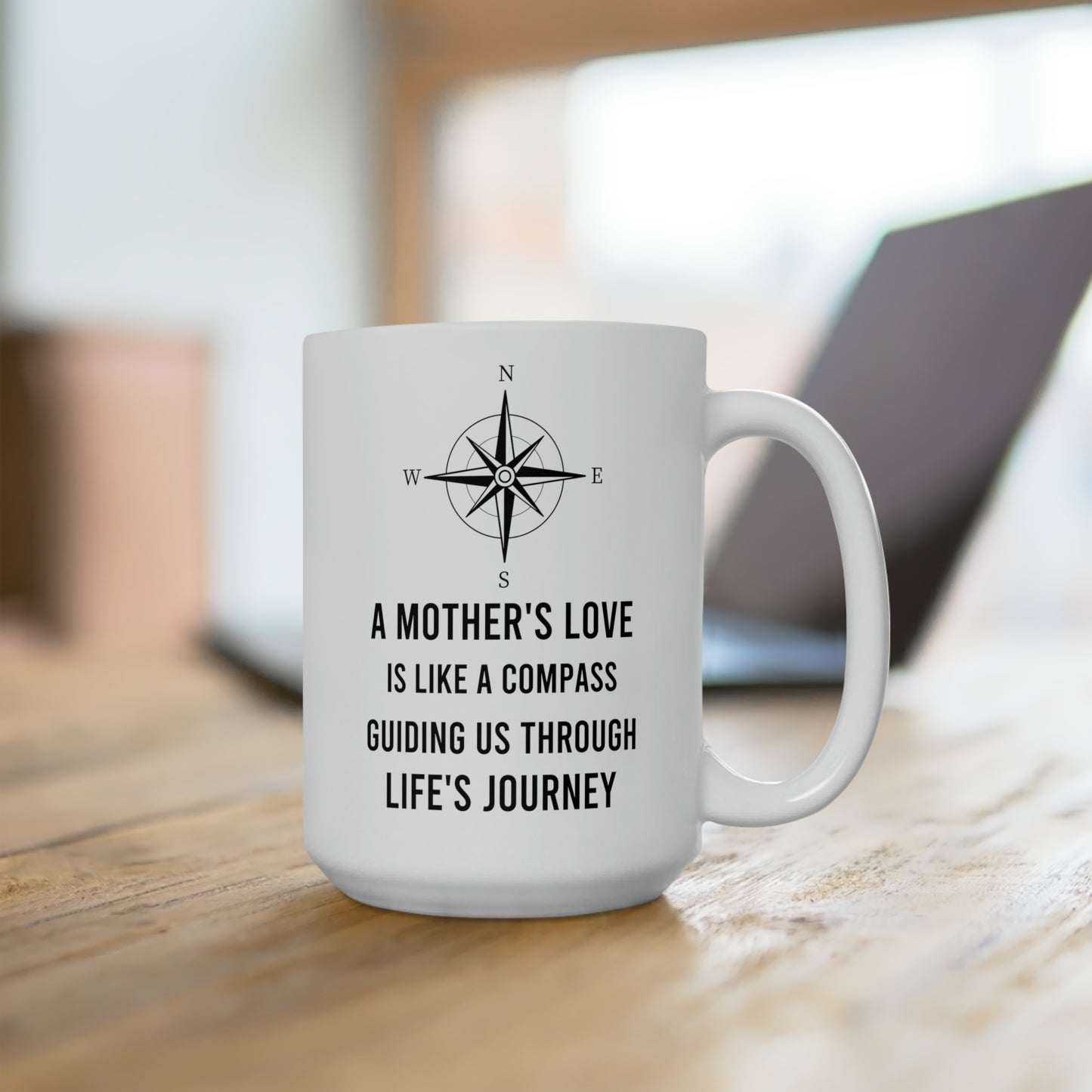 Mom Compass Mug - A Mother’s Love Guides the Way