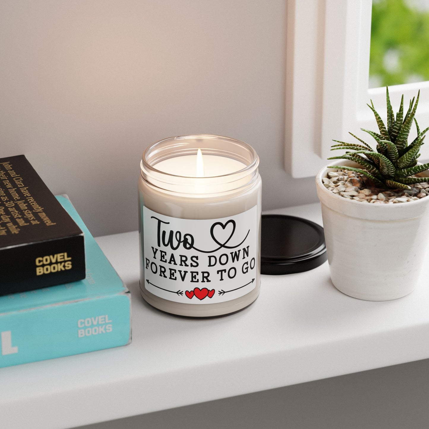 Two-Years-Down-Forever-to-go Candle