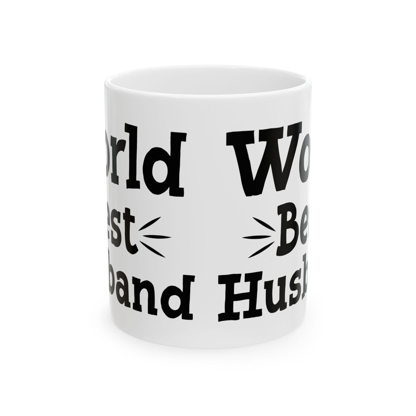 World Best Husband White Mug, (11oz, 15oz)