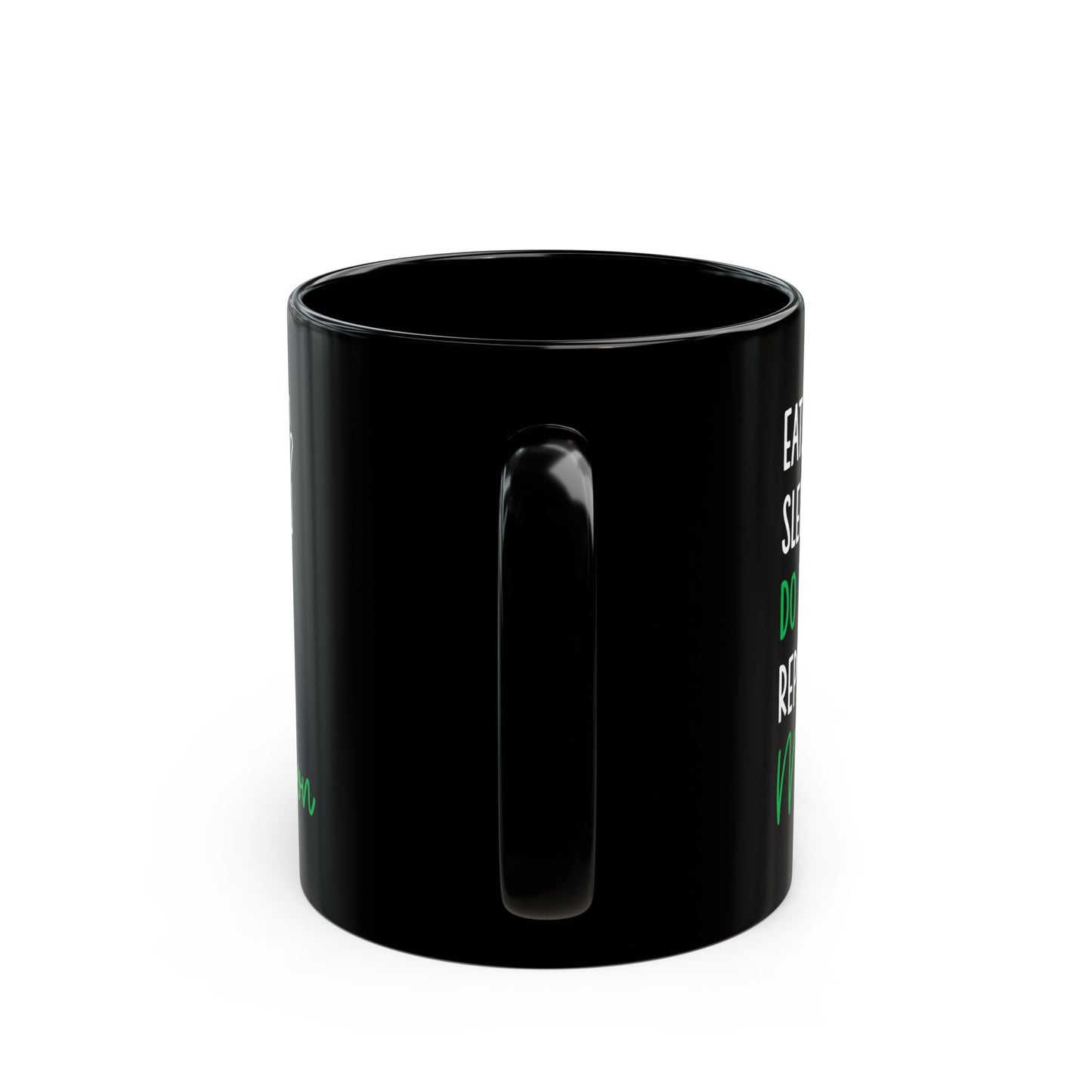 Black Eat Sleep Do Taxes Repeat Mug – Custom CPA Gift