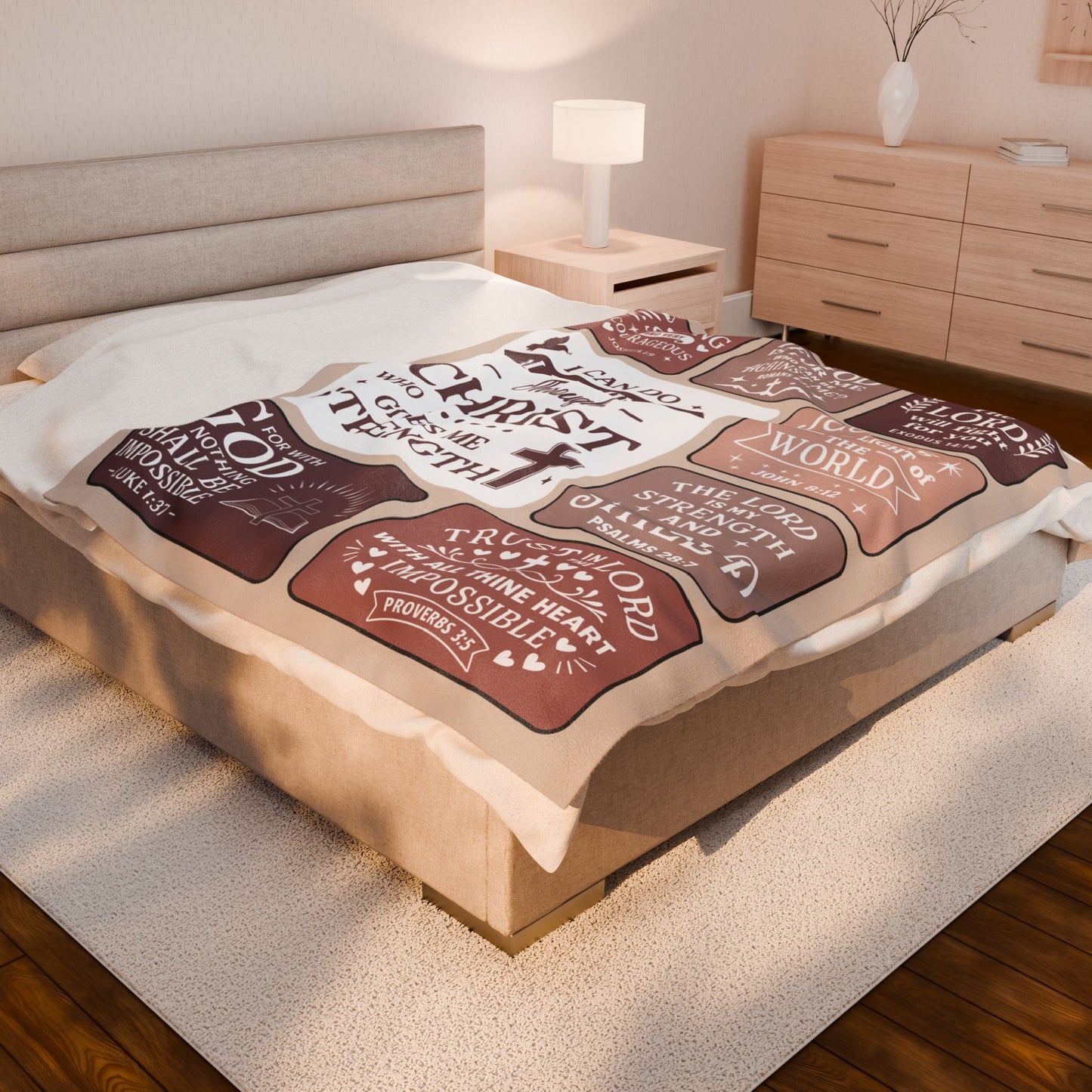 I Can Do All Things Through Christ Who Gives Me Strength Blanket