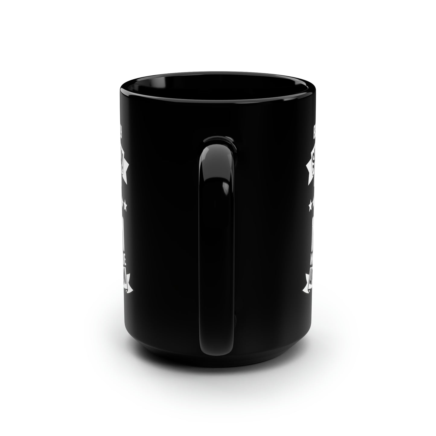 Behind Every Successful Person Is a Mom - Tall Black Coffee Mug Gift for Mom