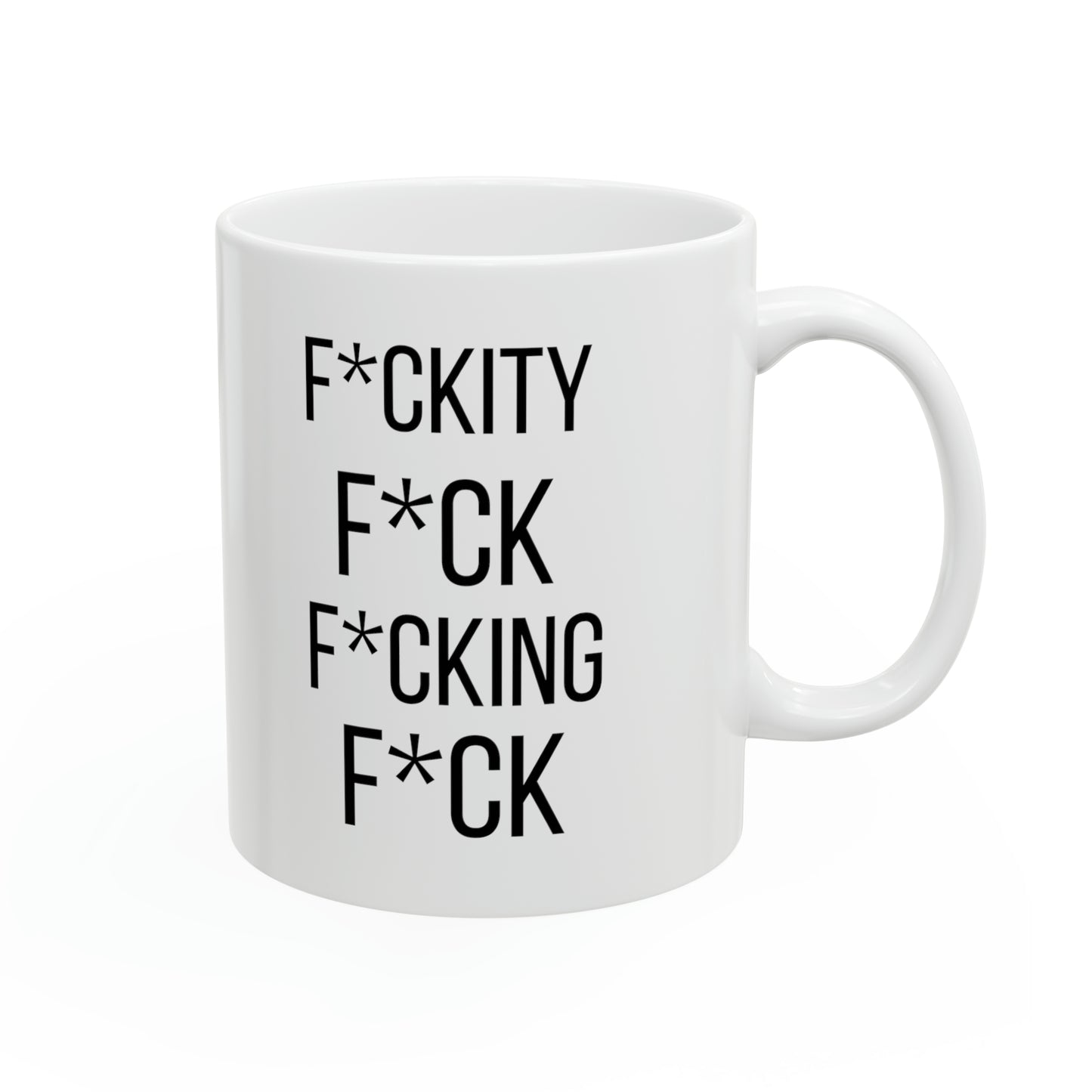 Fckity Fck Funny Coffee Mug – Sarcastic Cuss Word Mug