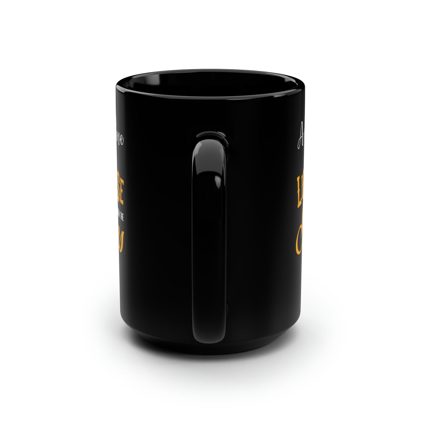 A Mother's Love Is a Lighthouse – Black Coffee Mug for Moms
