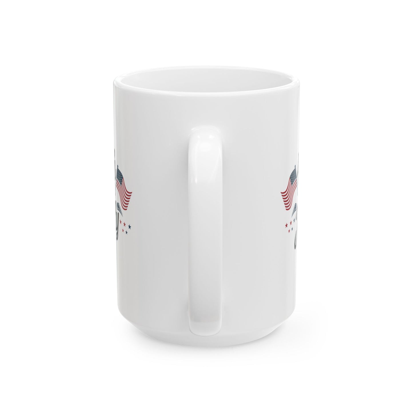 4th of July Mug – Patriotic American Flag Coffee Cup USA Gift Idea