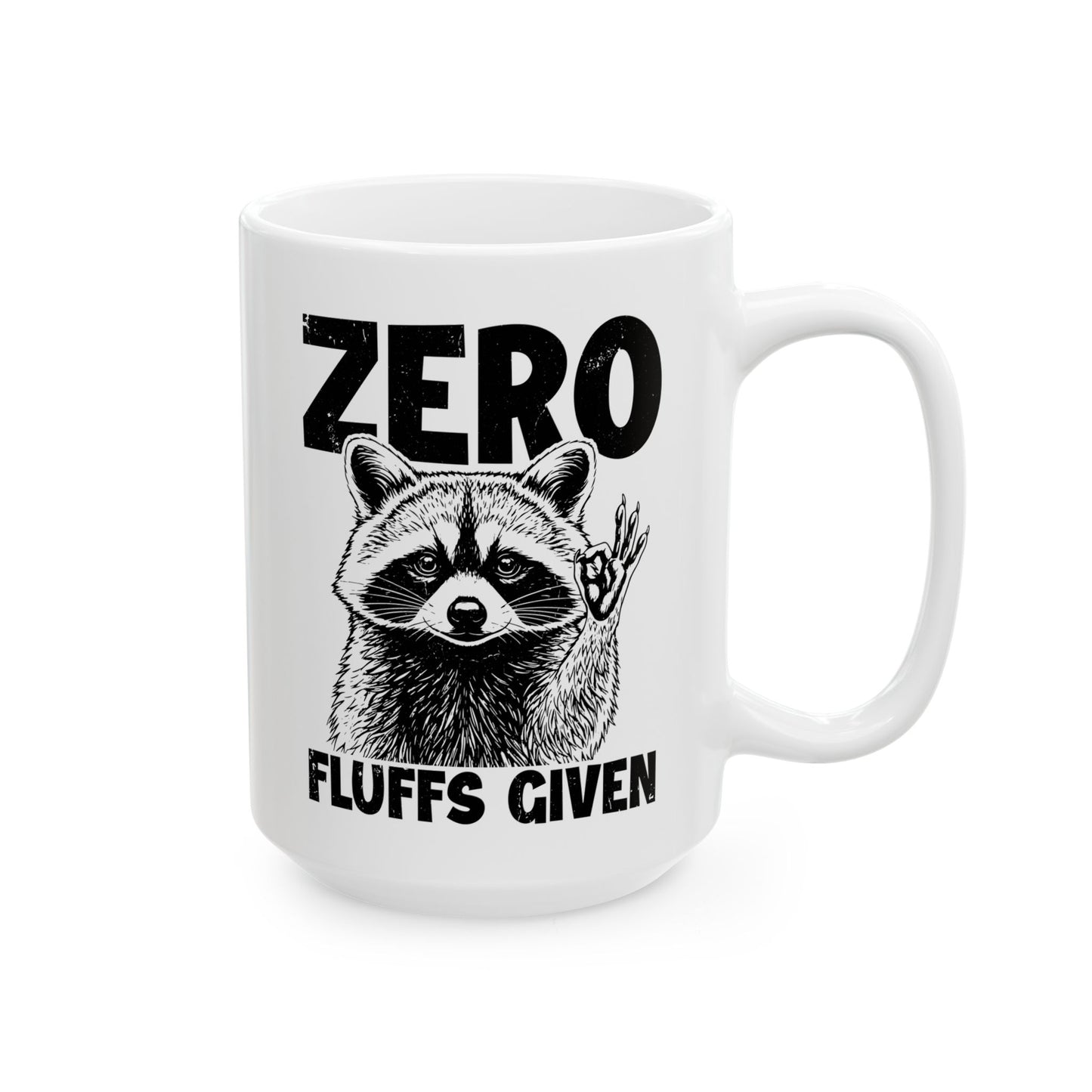 Zero Fluffs given White Mug