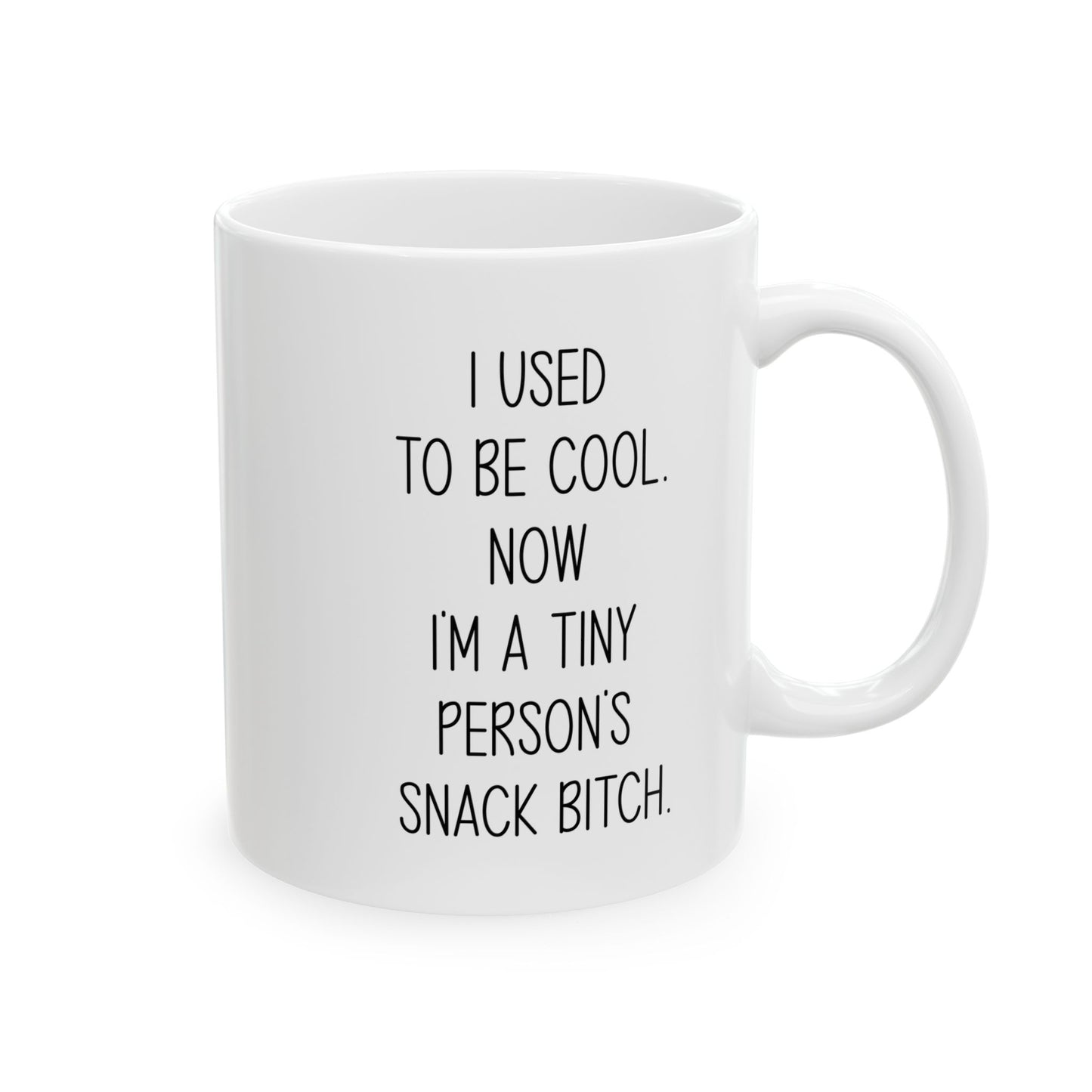 Funny Mom Mug – Tiny Person's Snack B Mug for Parents