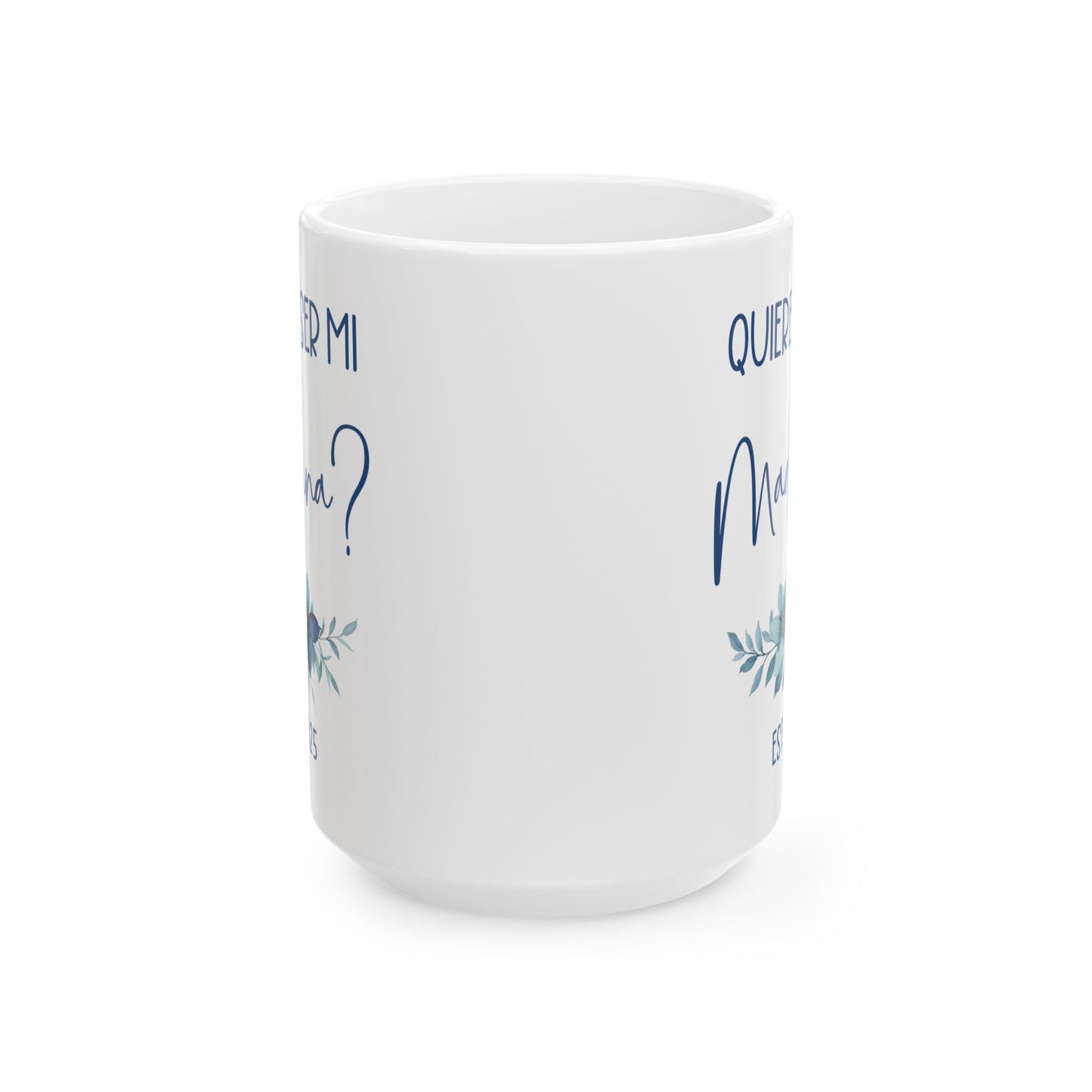 ¿Quieres Ser Mi Madrina Mug – White Godmother Proposal Gift 2025