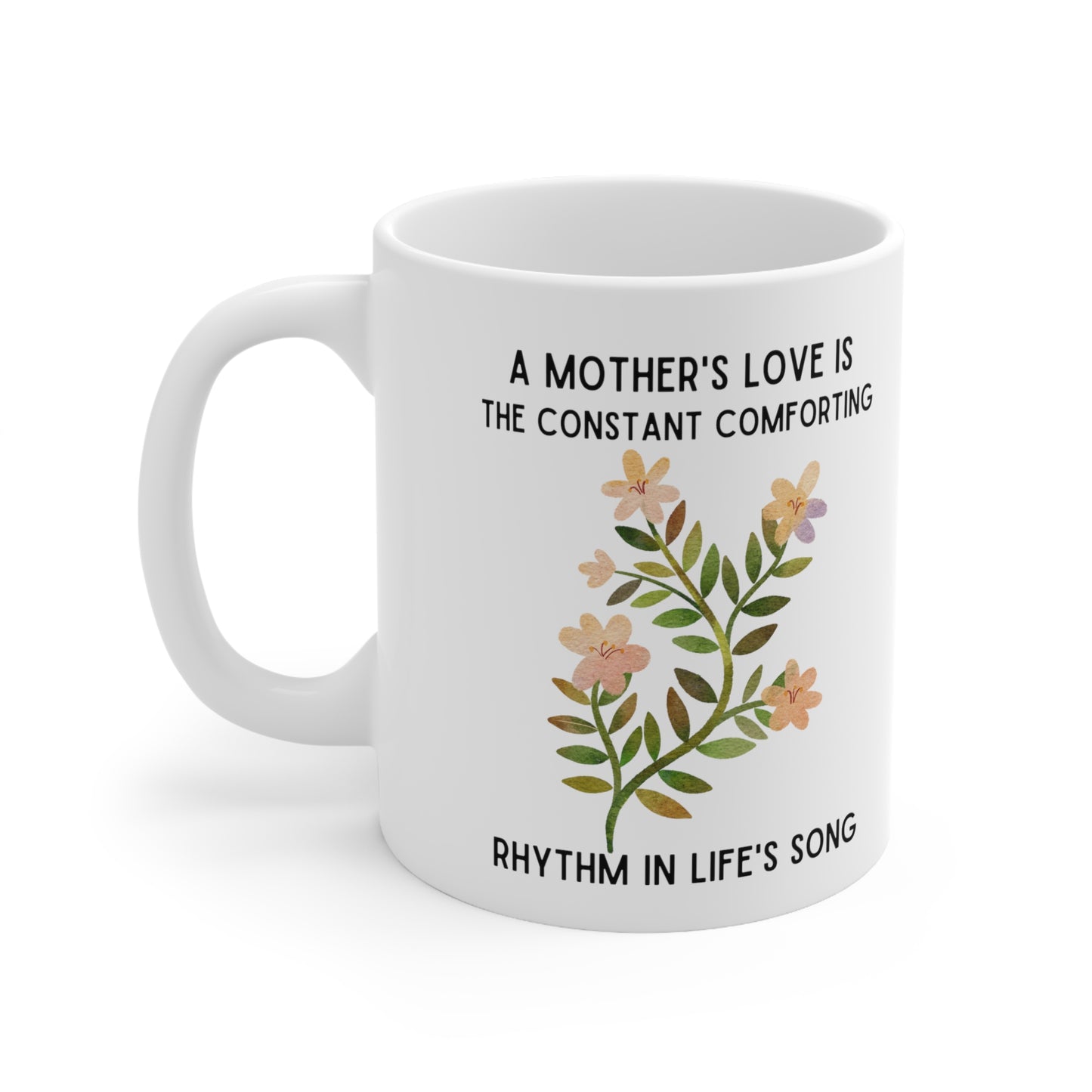 A Mother's Love Mug – Comforting Floral Design