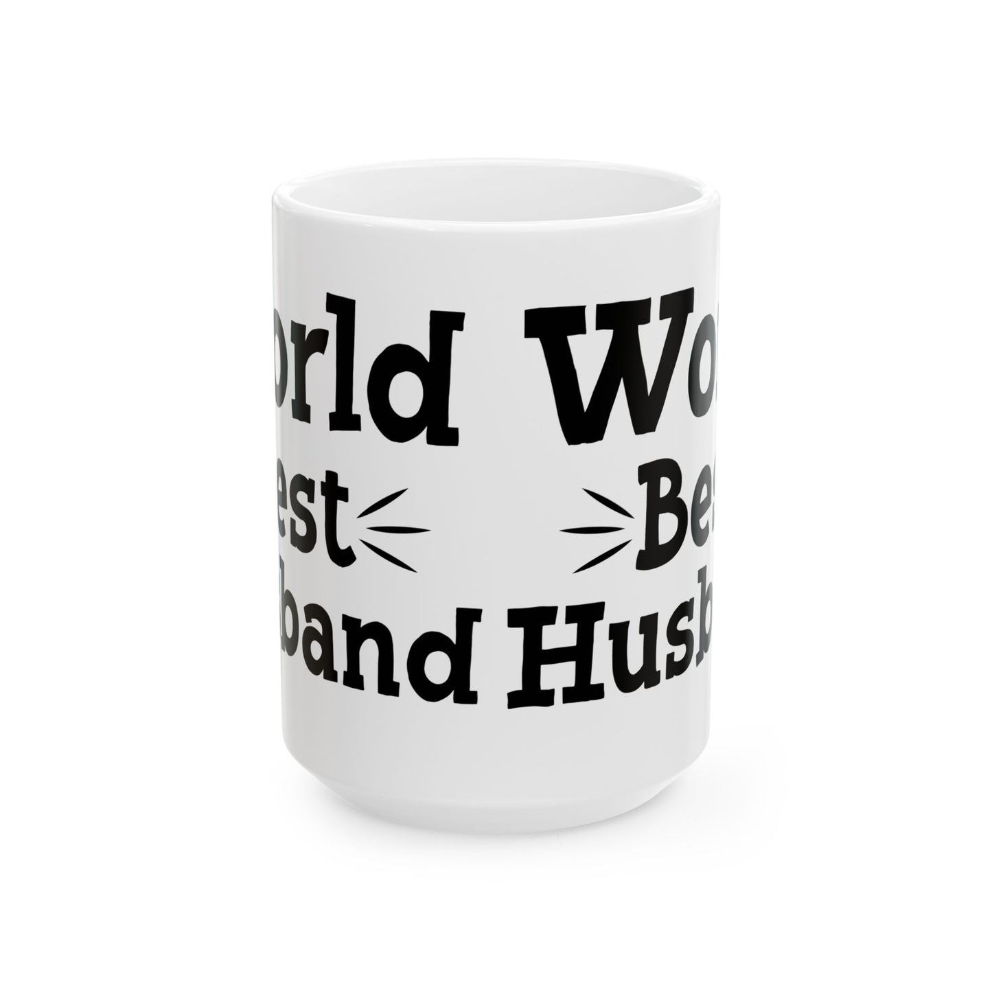 World Best Husband White Mug, (11oz, 15oz)