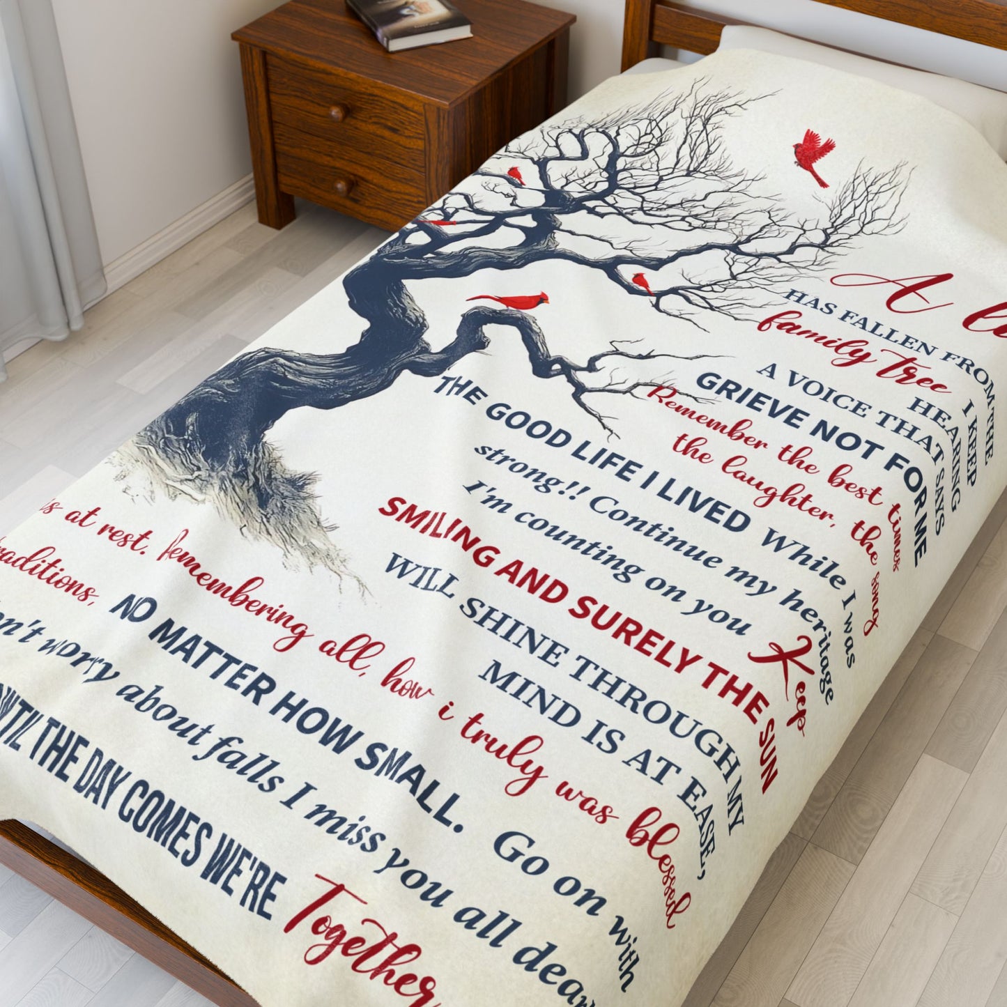 A Limb Has Fallen From The Family Tree Blanket