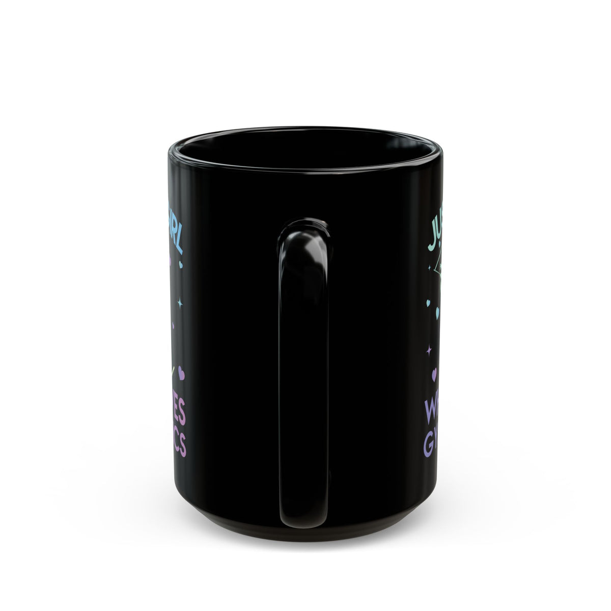 Just A Girl Who Loves Gymnastics Black Mug (11oz, 15oz)
