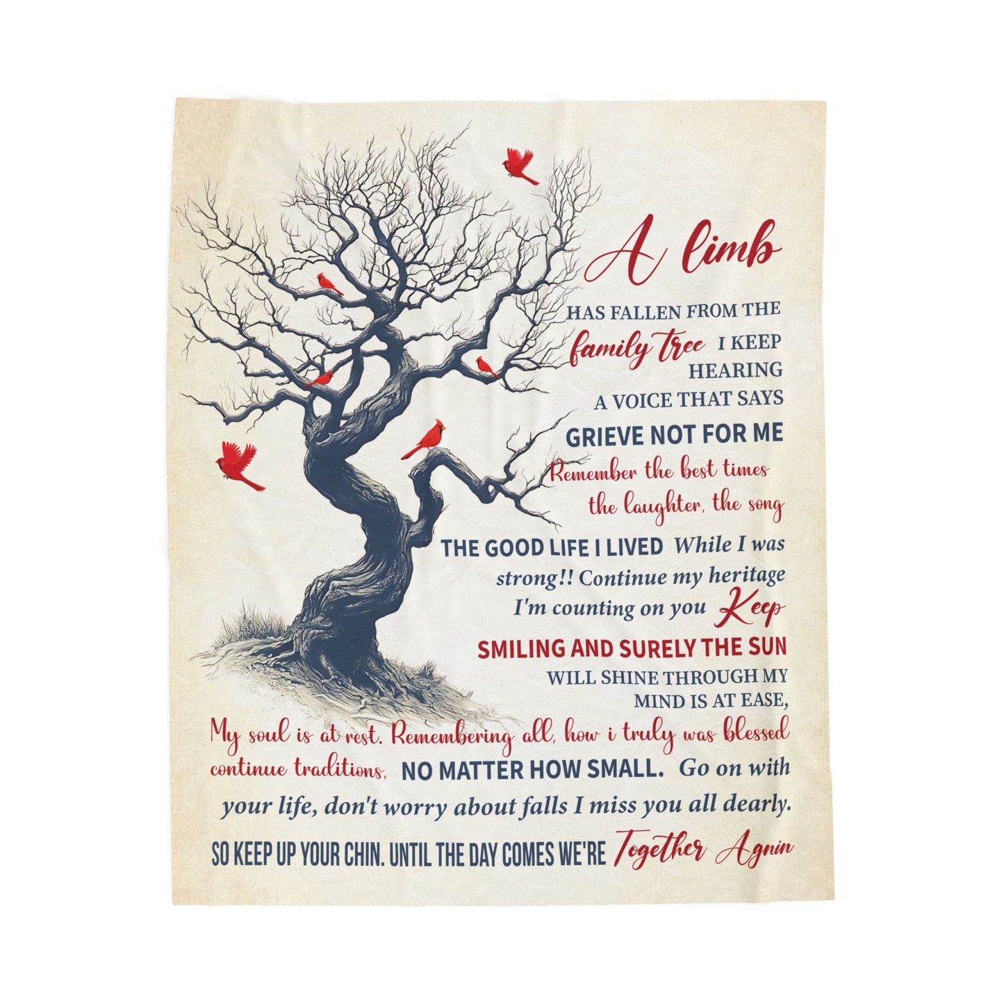 A Limb Has Fallen From The Family Tree Blanket