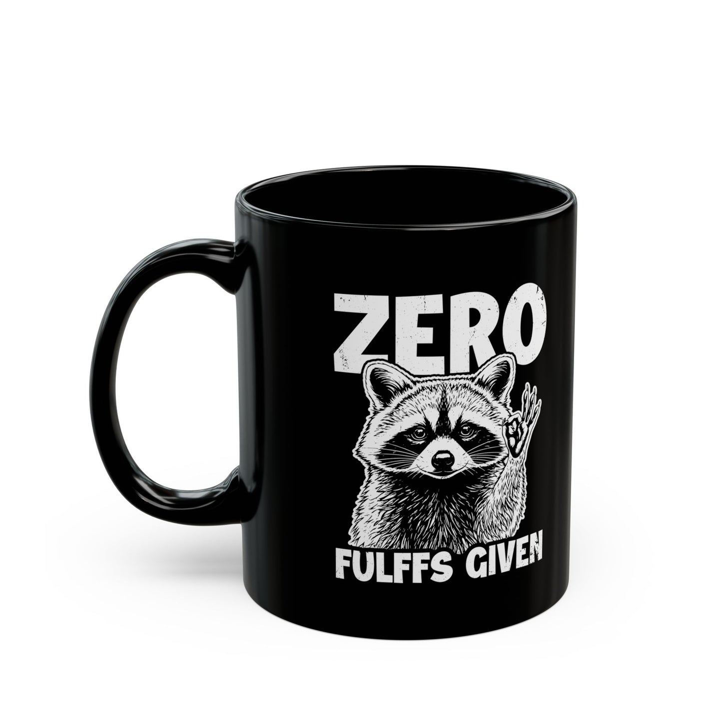 Zero Fulffs given Black Mug (11oz, 15oz)