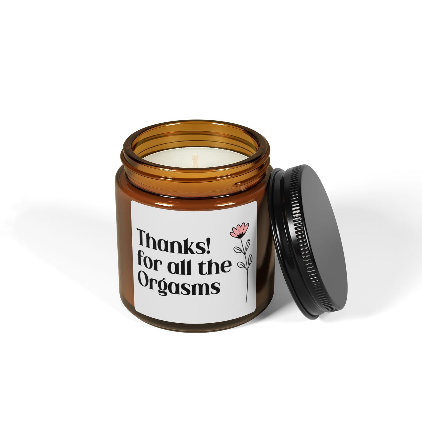 Thanks for All the Orgasms Candle – Funny Romantic Gift, Naughty Anniversary Gift, Sexy Bedroom Decor